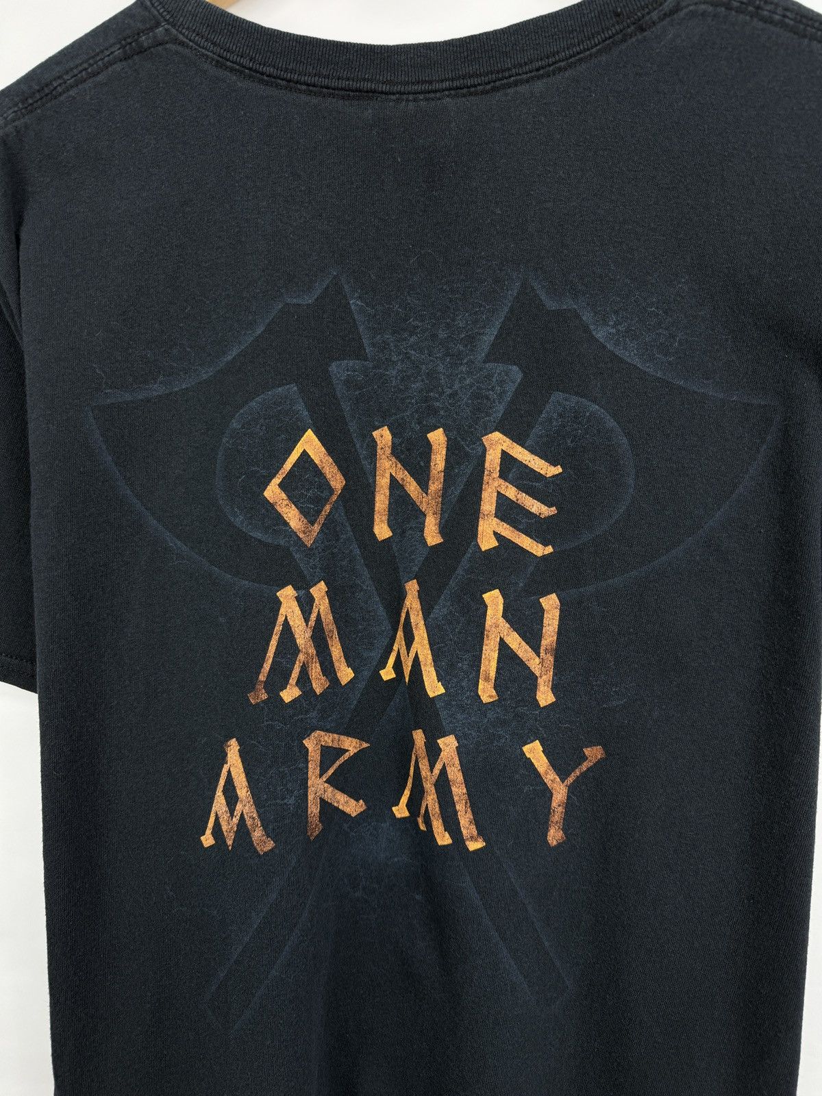 Band Tees 🇫🇮 Vtg Ensiferum One Man Army Folk Metal Band T-shirt Finland Size US L / EU 52-54 / 3 - 7 Thumbnail