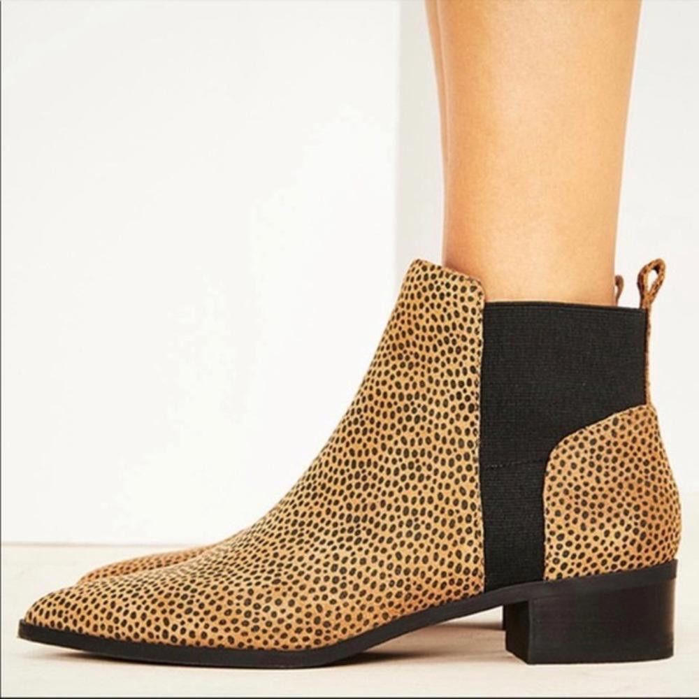 Designer Crown Vintage l Afessa Leather Bootie Size 7.5 Size US 7.5 / IT 37.5 - 11 Thumbnail