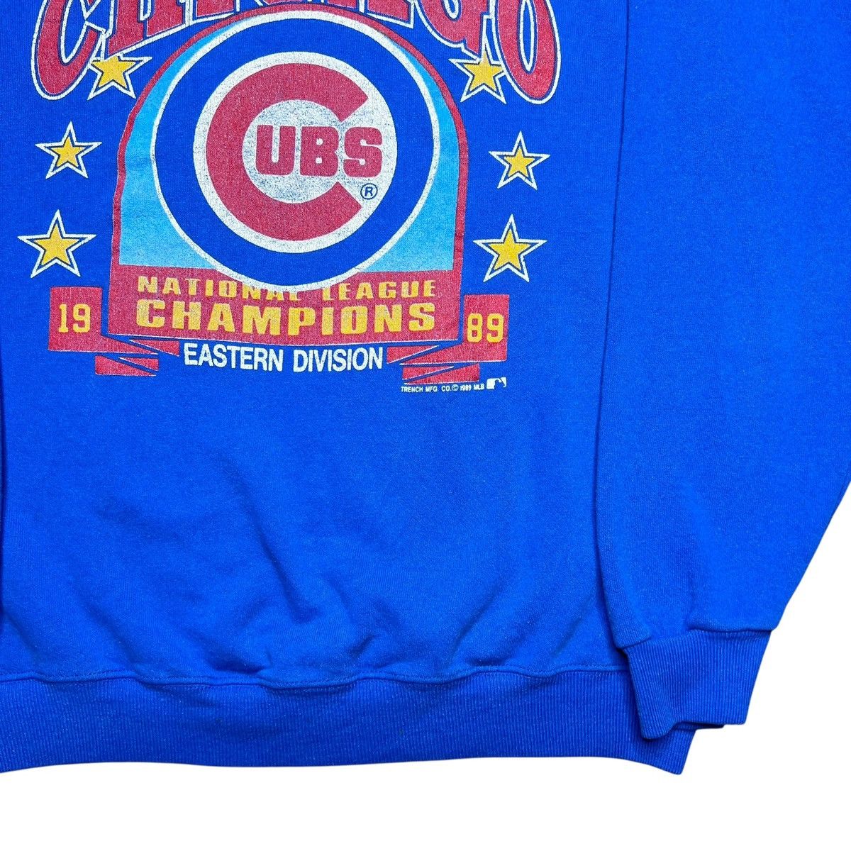 MLB 1989 MLB Chicago Cubs Eastern Division Champions Sweatshirt Size US L / EU 52-54 / 3 - 17 Thumbnail