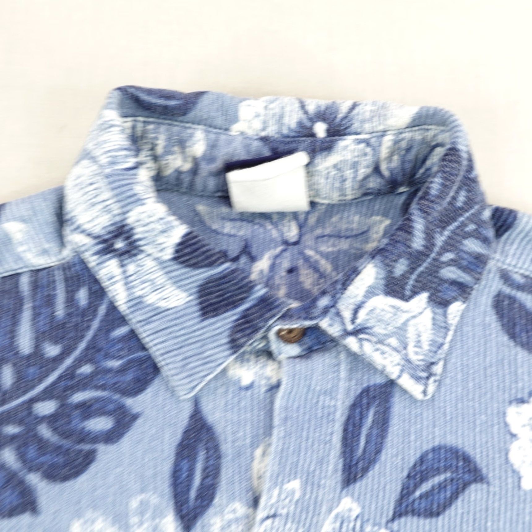 Billabong VINTAGE Billabong Men's Shirt Large Blue Floral Hawaiian Button-Up 90s Beach Surf Cotton Size US L / EU 52-54 / 3 - 2 Thumbnail