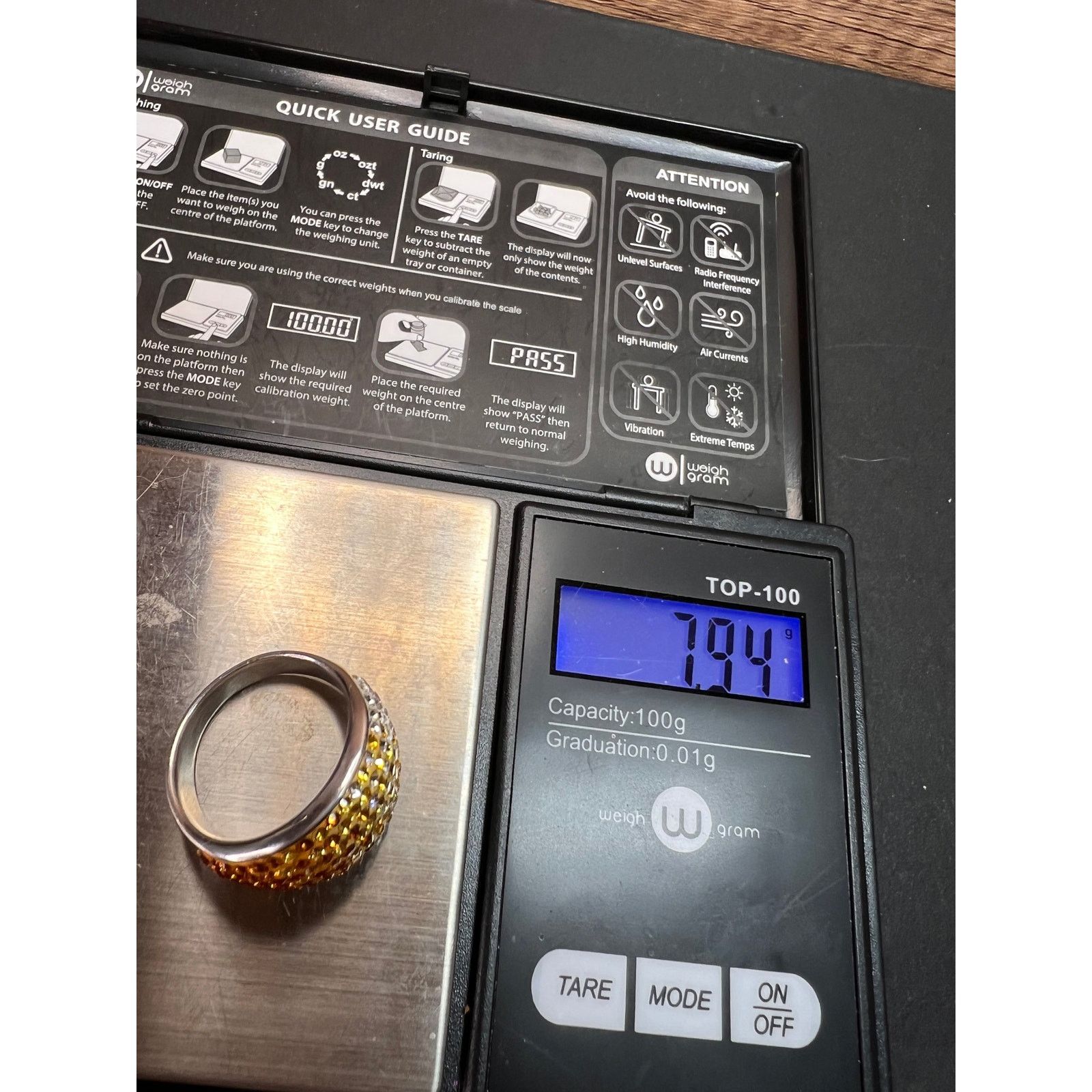 Other Signed Chelsea Taylor yellow ombré 925 ring size 8 Size ONE SIZE - 19 Thumbnail