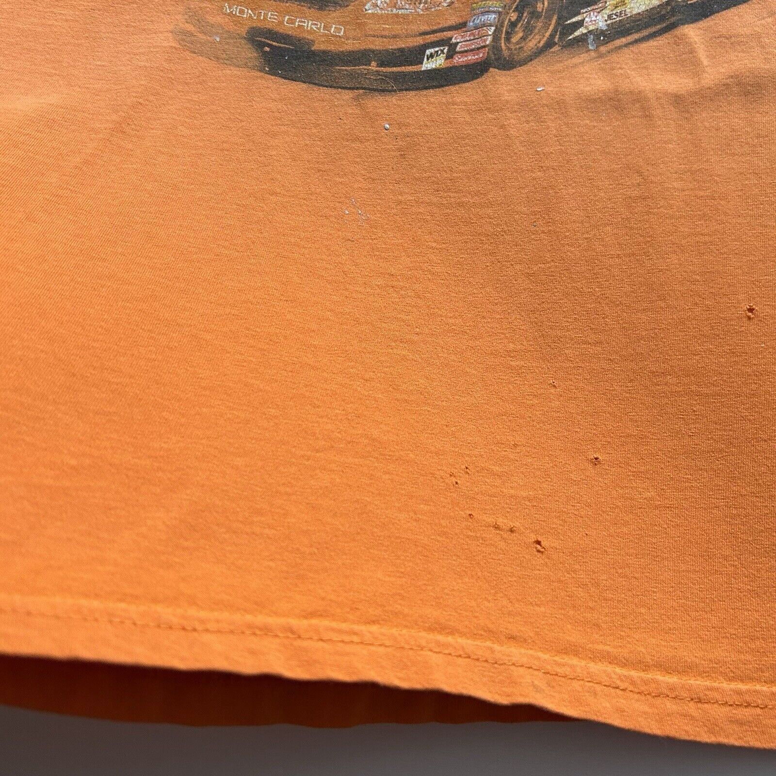 NASCAR Vintage Y2K Nascar Tony Stewart T Shirt XL Faded Orange Size US XL / EU 56 / 4 - 6 Thumbnail