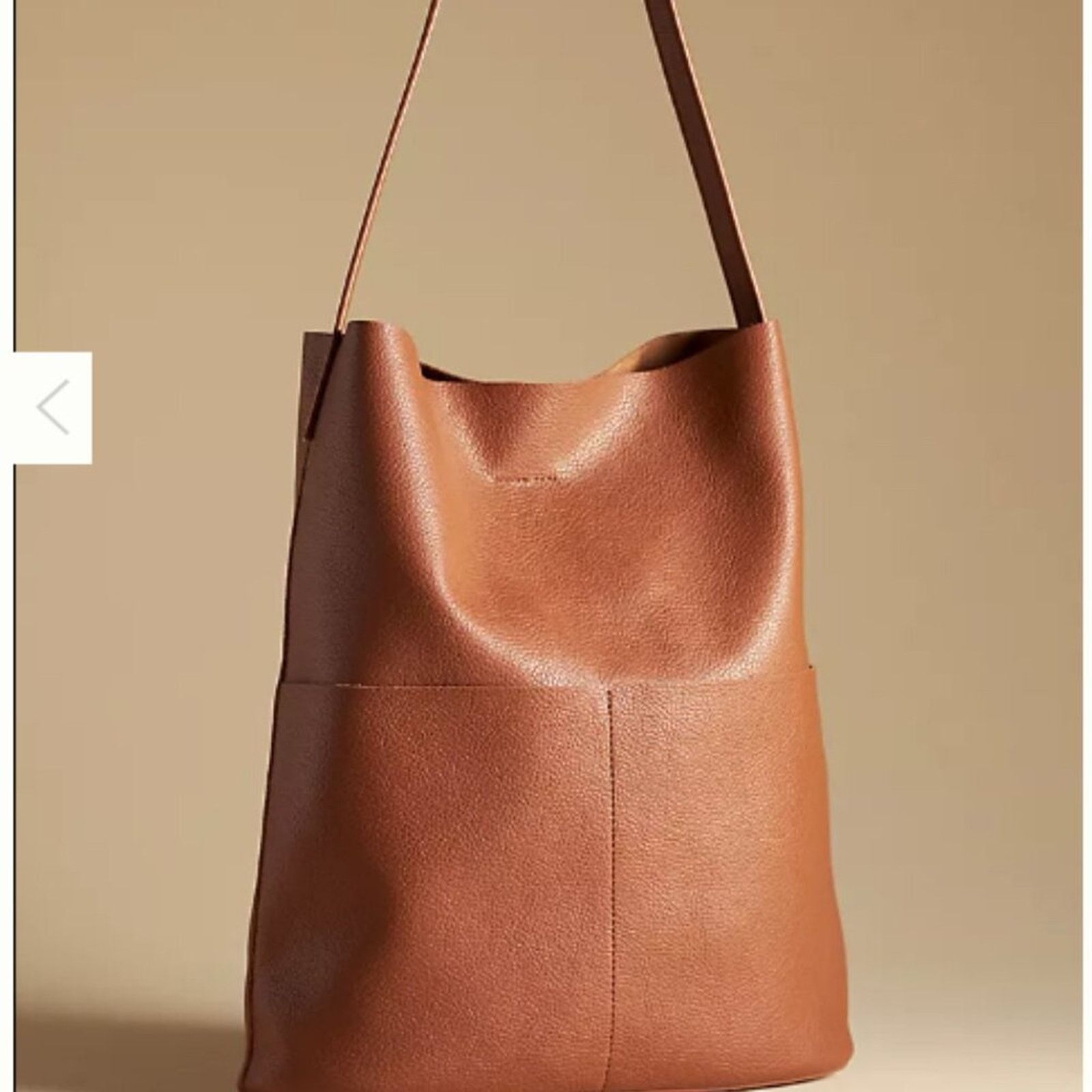 Anthropologie Anthropologie Tall Bucket Bag Terra Cotta Size ONE SIZE - 1 Thumbnail