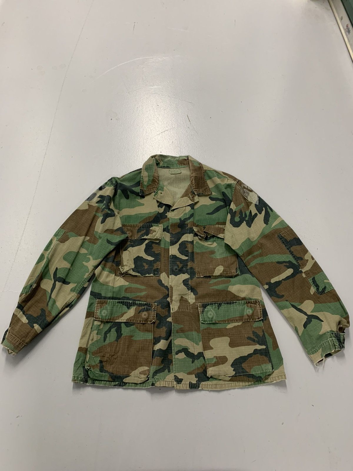 Other Vintage Woodland US Camo Utility Jacket - Small Regular Size US S / EU 44-46 / 1 - 1 Thumbnail