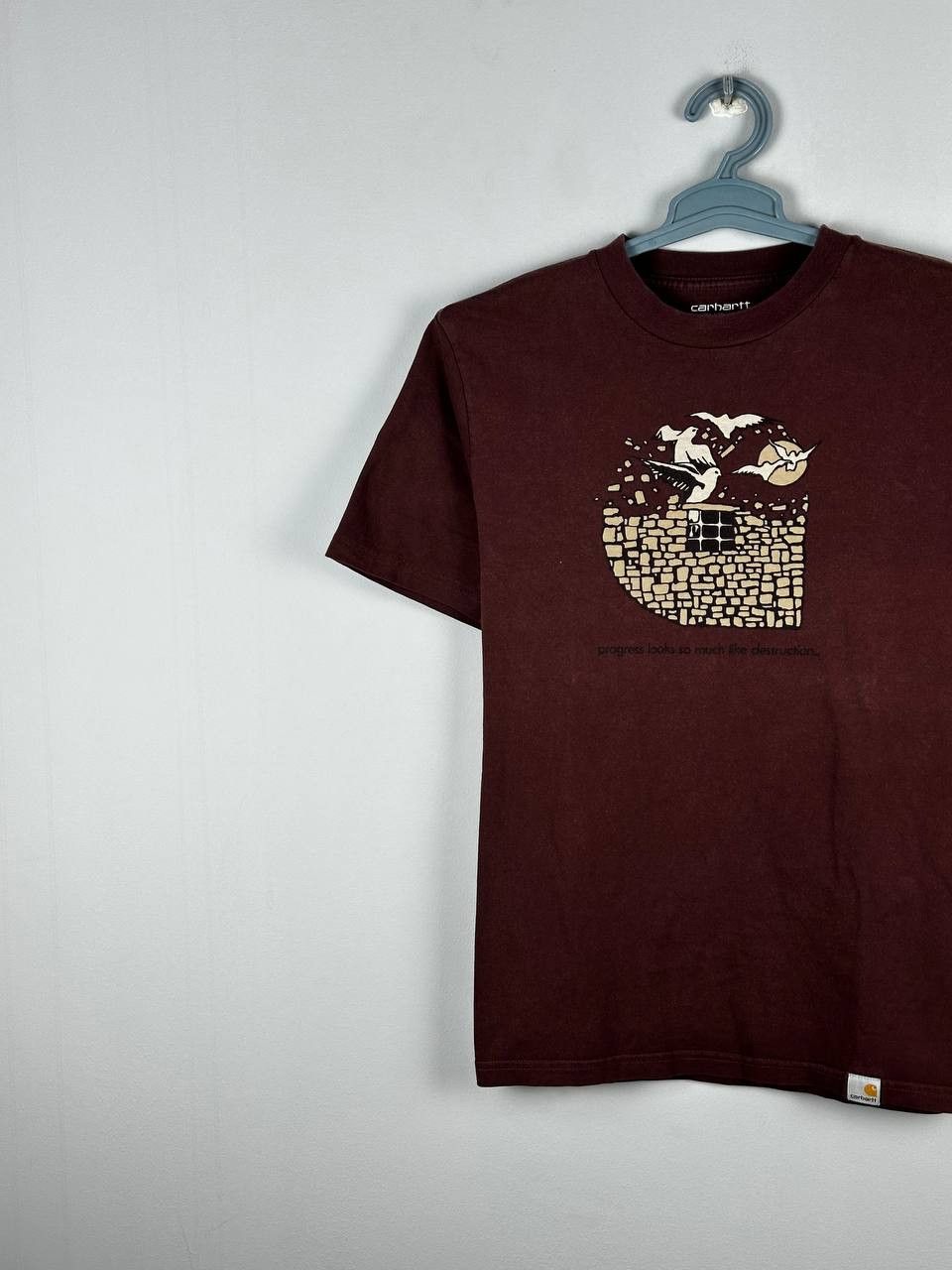 Carhartt Carhartt Big Logo Streetwear Freedom T Shirt Size US S / EU 44-46 / 1 - 2 Thumbnail