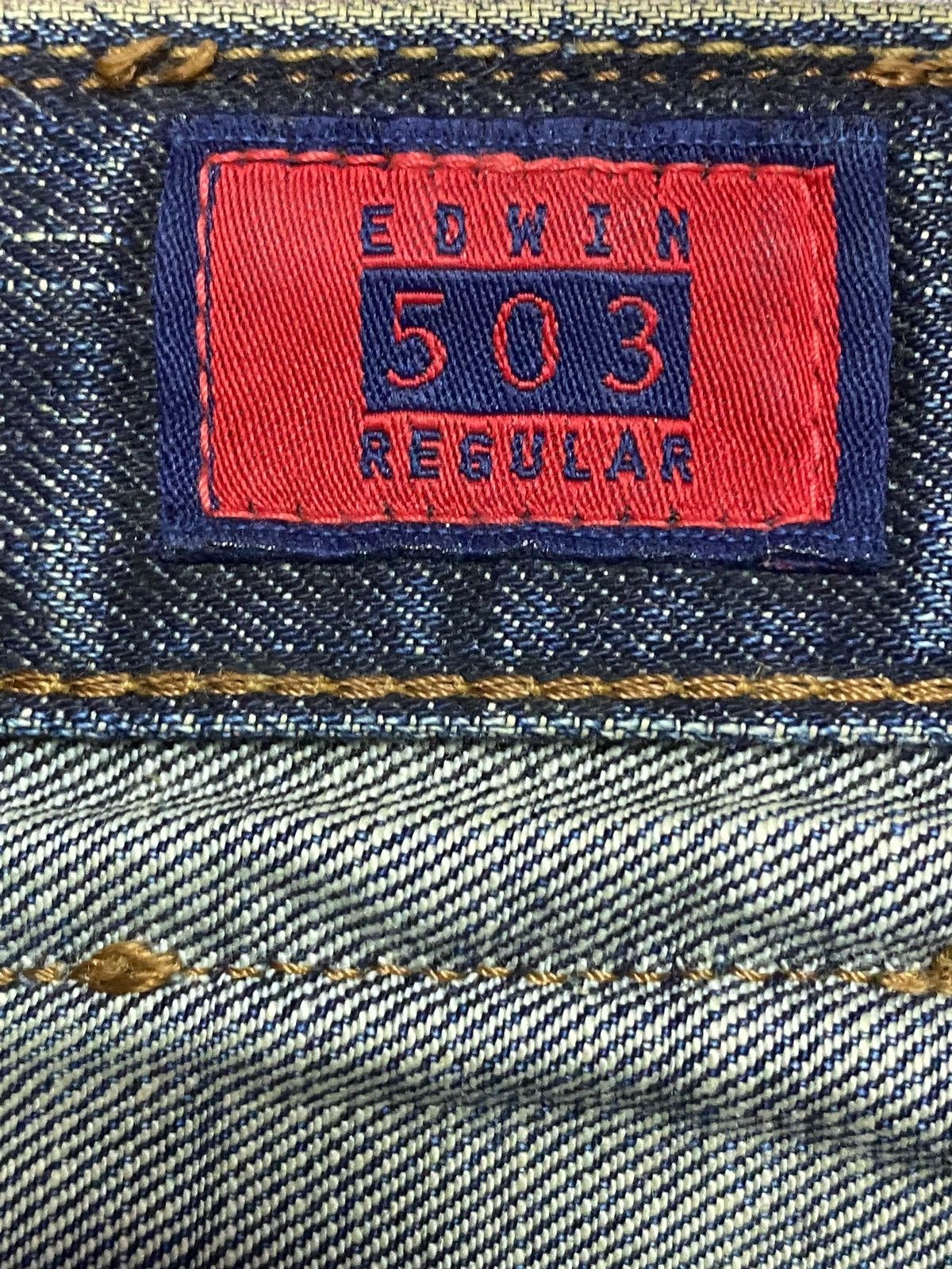 Edwin Japanese Brand Edwin Regular Mud Wash Distressed Jeans Size US 31 - 16 Thumbnail