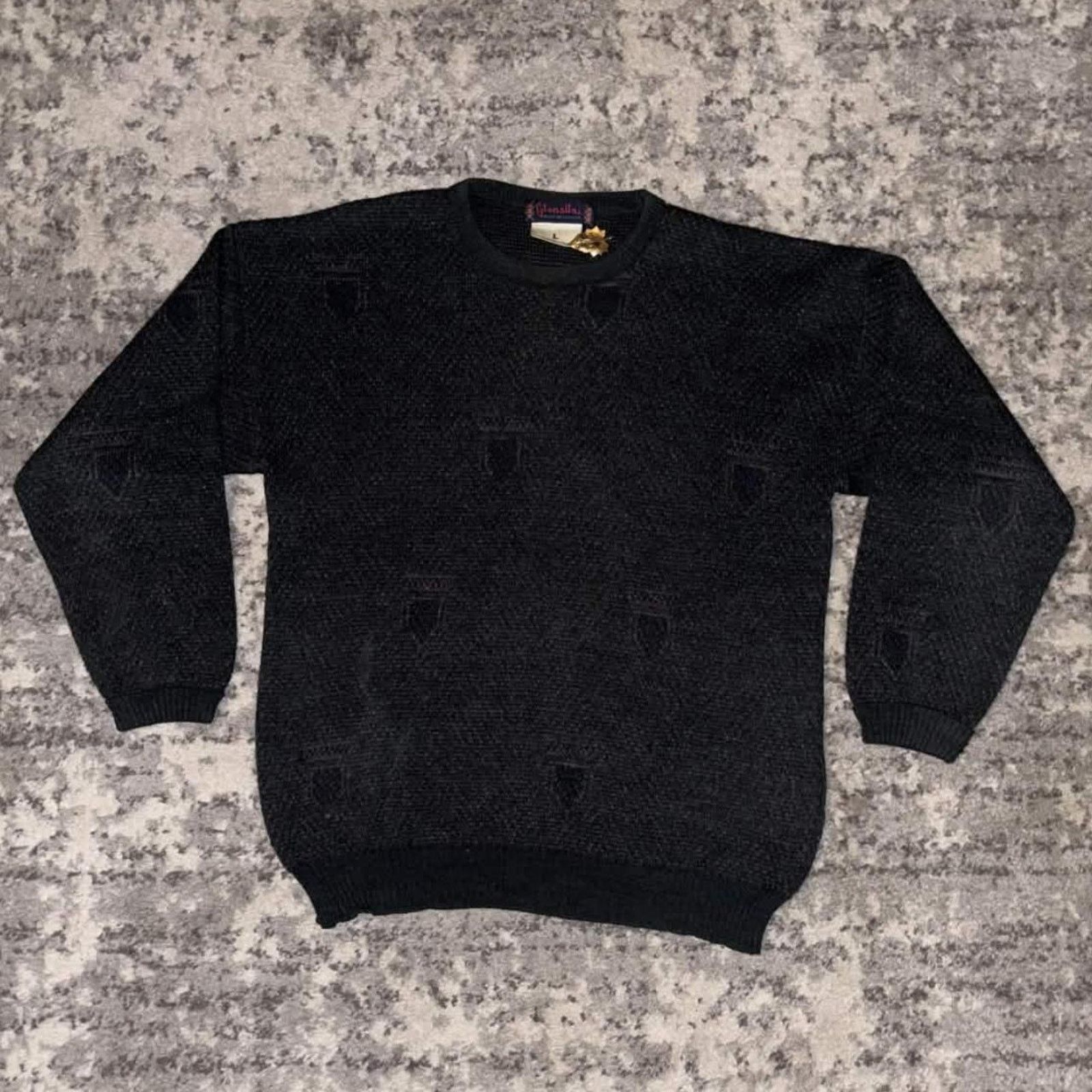 Other Vintage Glenallan Made in Scotland Wool Knit Sweater Size US L / EU 52-54 / 3 - 1 Thumbnail