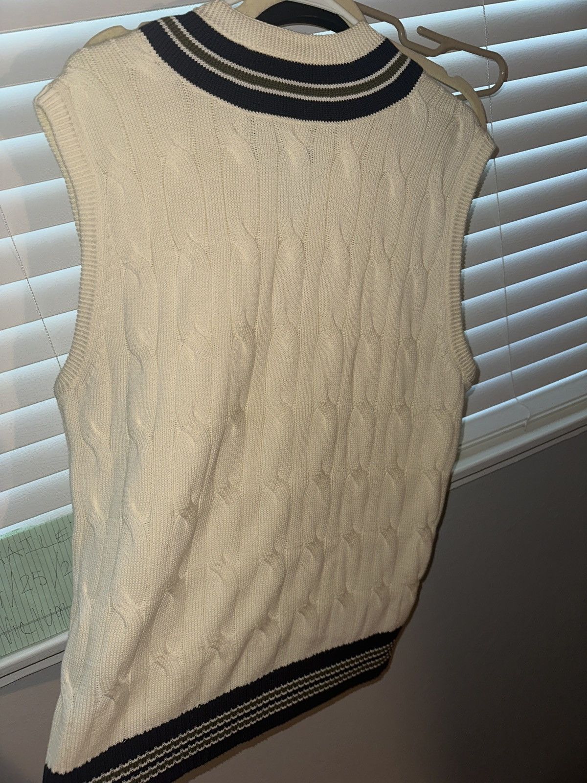 Rag & Bone Preppy V Cut Woven Knit Sleeveless Sweater Size US M / EU 48-50 / 2 - 4 Thumbnail