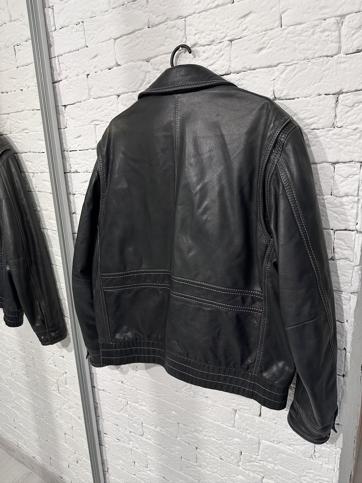 Gimo's Gimo’s Italy Leather Jacket – 100% Pelle Leather – Black Size US L / EU 52-54 / 3 - 25 Thumbnail