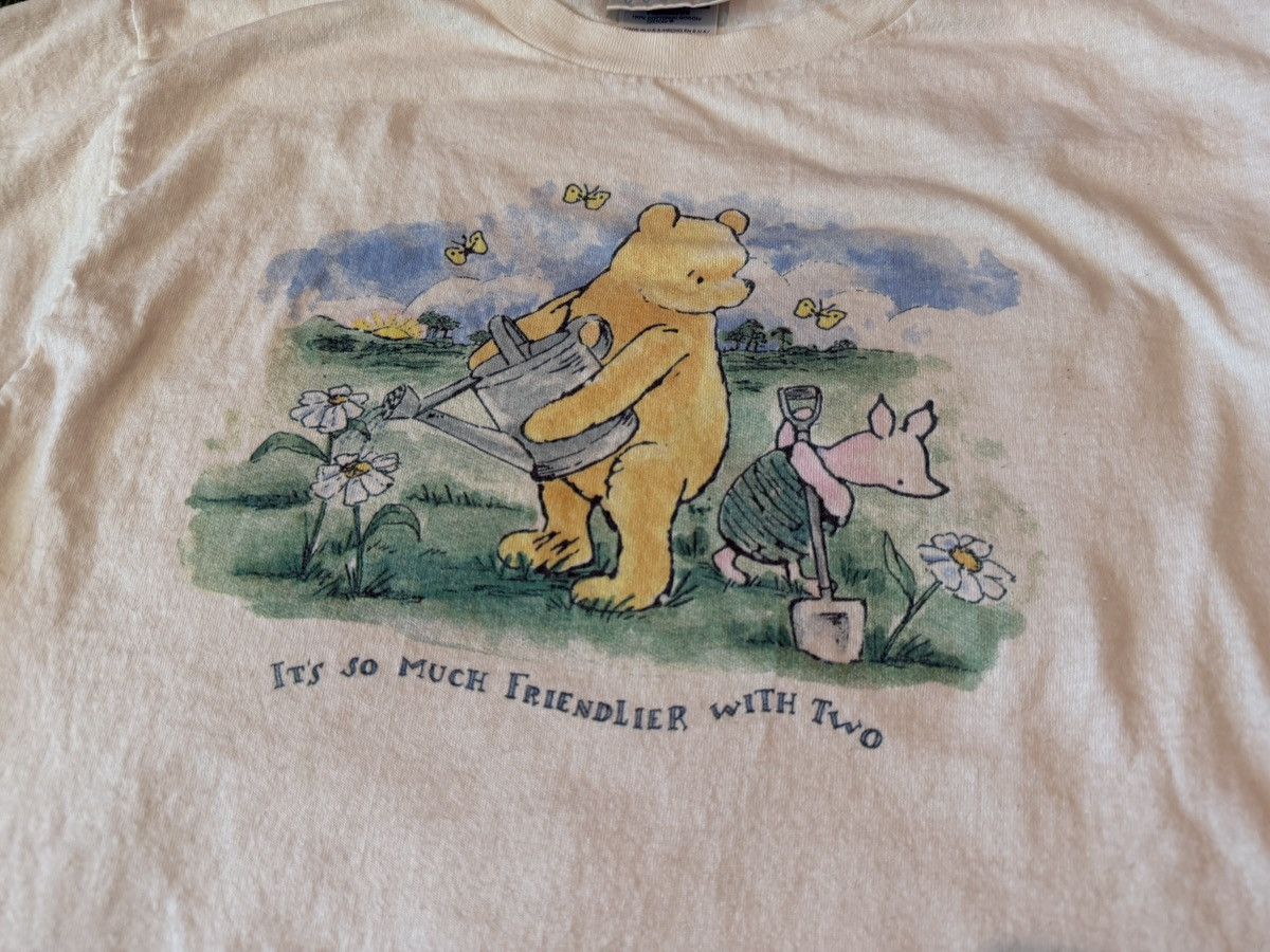 Disney Vintage Winnie The Pooh Disney Cartoon Piglet Shirt USA 90s Size US L / EU 52-54 / 3 - 2 Thumbnail