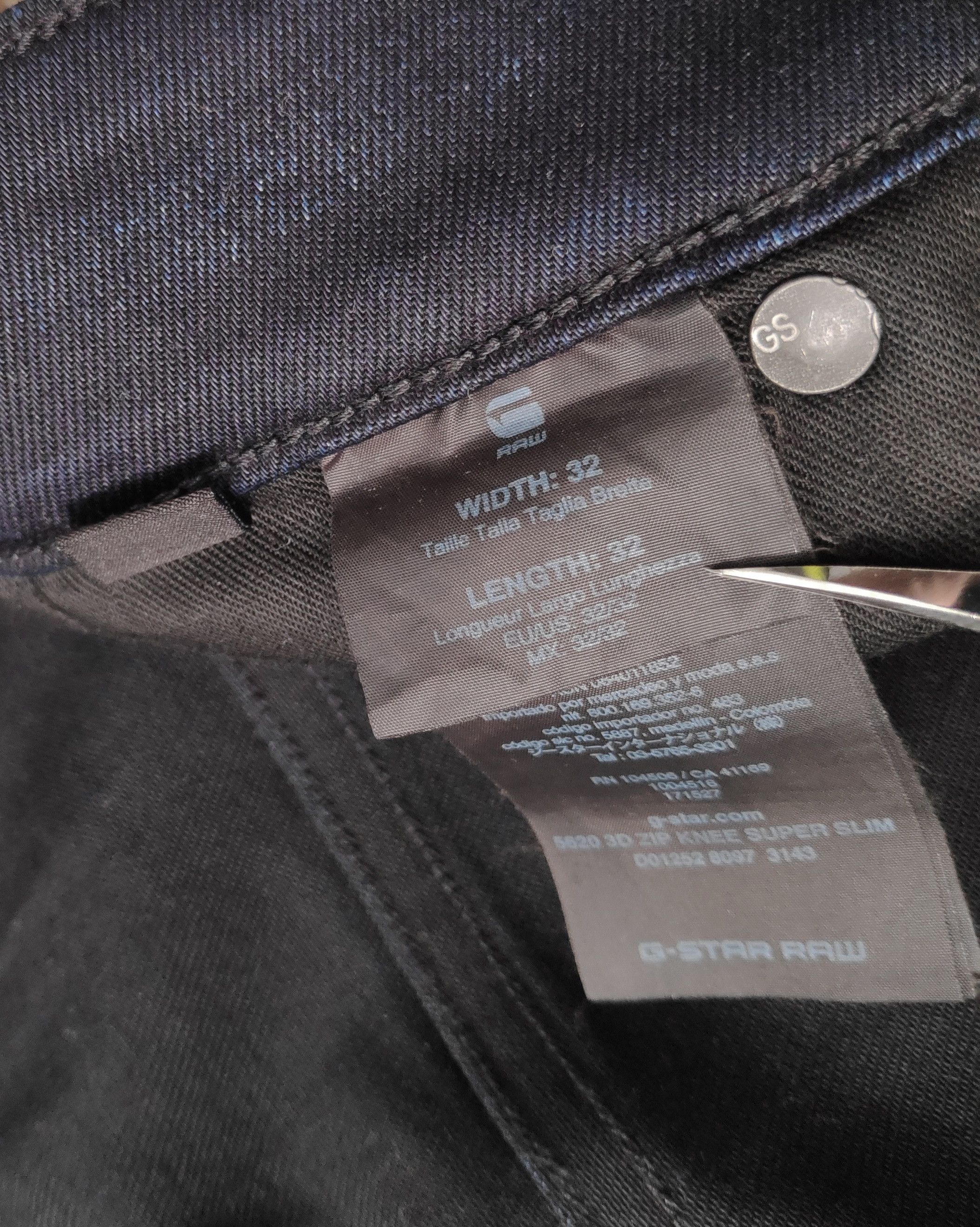 G-Star G-Star Raw 5620 3D Zip Knee Super Slim Denim Jeans W32 L32 Size US 32 / EU 48 - 10 Thumbnail