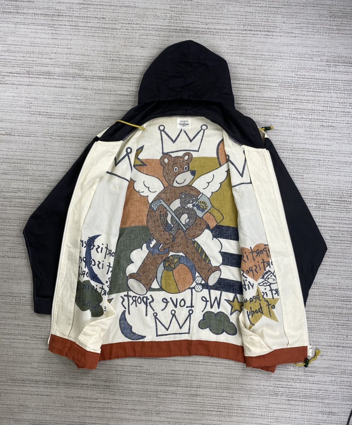 Jean Charles De Castelbajac Vintage Castelbajac Sport Full Printed Hoodie Jacket Size US XL / EU 56 / 4 - 5 Thumbnail