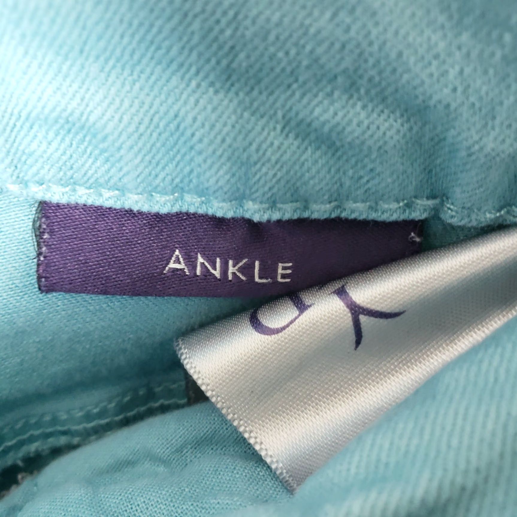 NYDJ VINTAGE not applicable; NYDJ Women's Ankle Jeans Size 10 Solid Blue Mid Rise Skinny Jeans - NYDJ Womens Ankle Jeans 10 Blue Mid Rise Skinny Size 32" / US 10 / IT 46 - 6 Thumbnail