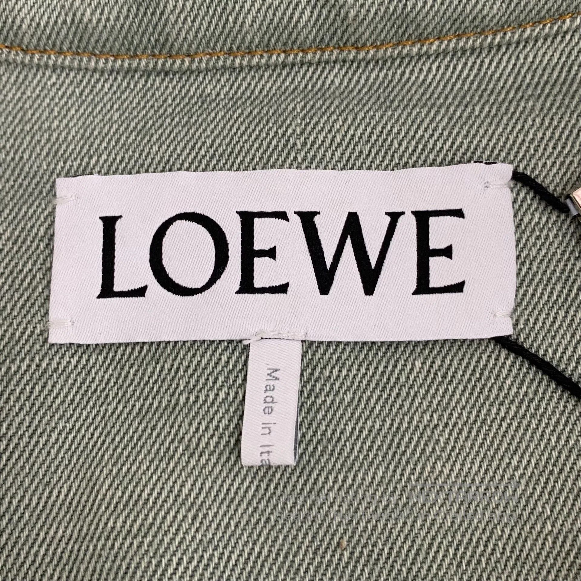 Loewe Loewe Green Vintage Denim Jacket. Size XXS / US 00 / IT 34 - 6 Thumbnail