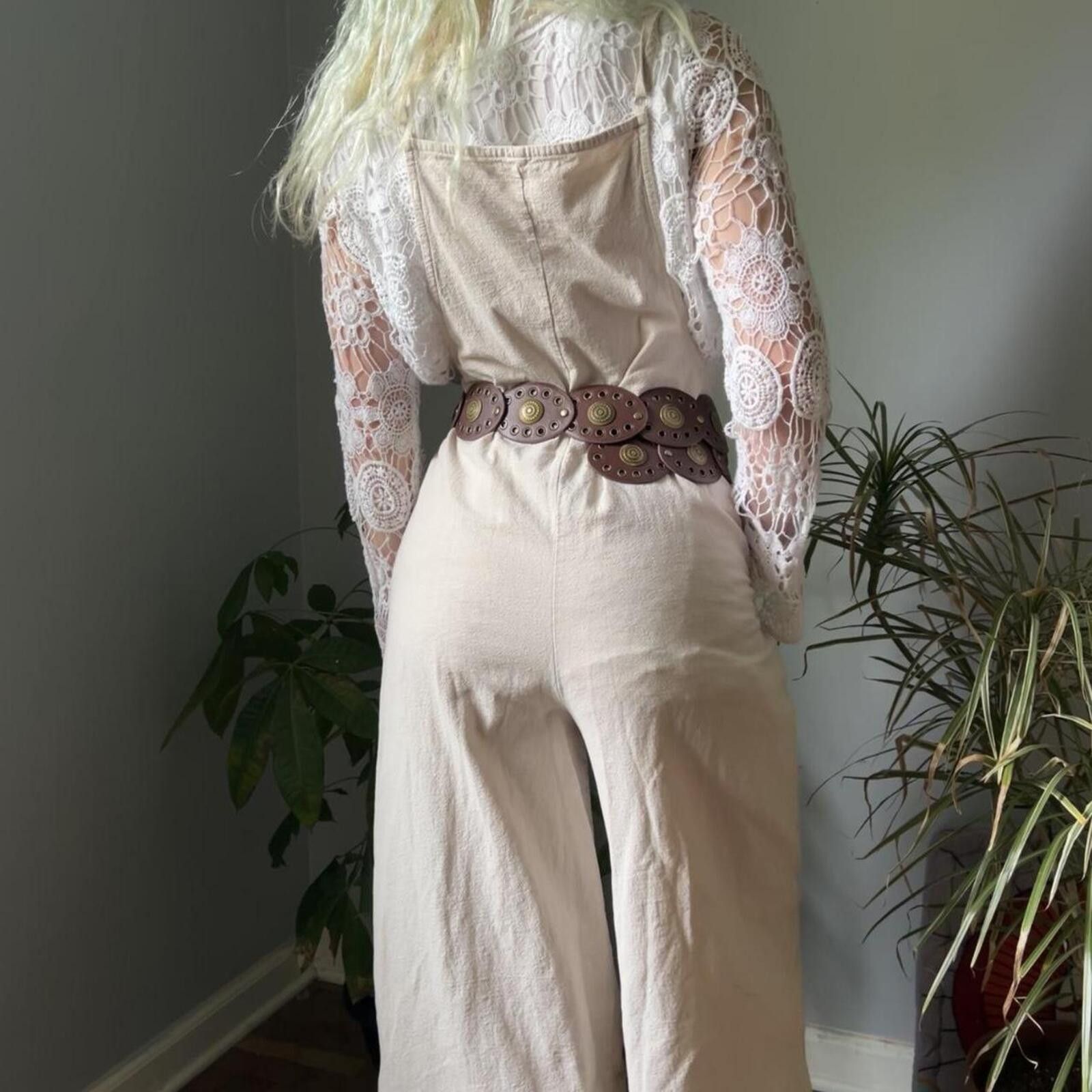 Other Women's Cream Jumpsuit Size 28" / US 6 / IT 42 - 7 Thumbnail