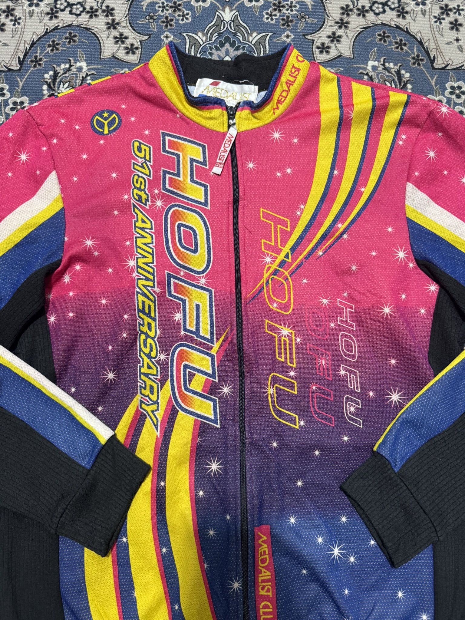 Fox Racing × Japanese Brand × Sports Specialties Vintage Medalist Club Cycling Jersey Hofu 51 Anniversary Size US M / EU 48-50 / 2 - 3 Thumbnail