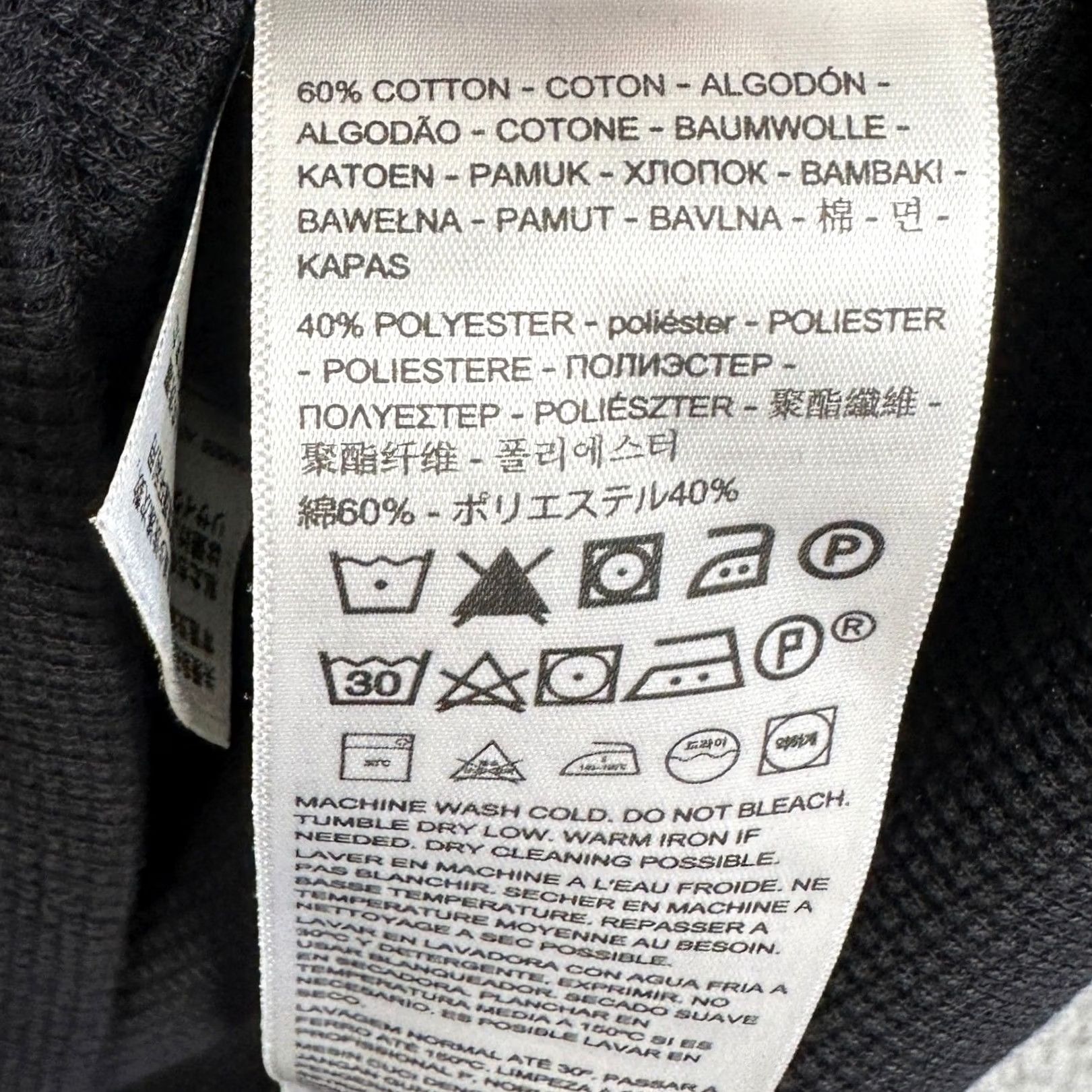 Levi's NEW Levi's Shirt Men M Black/Blue Colorblock Waffle Knit Thermal Long Sleeve Crew Neck Size US M / EU 48-50 / 2 - 5 Thumbnail