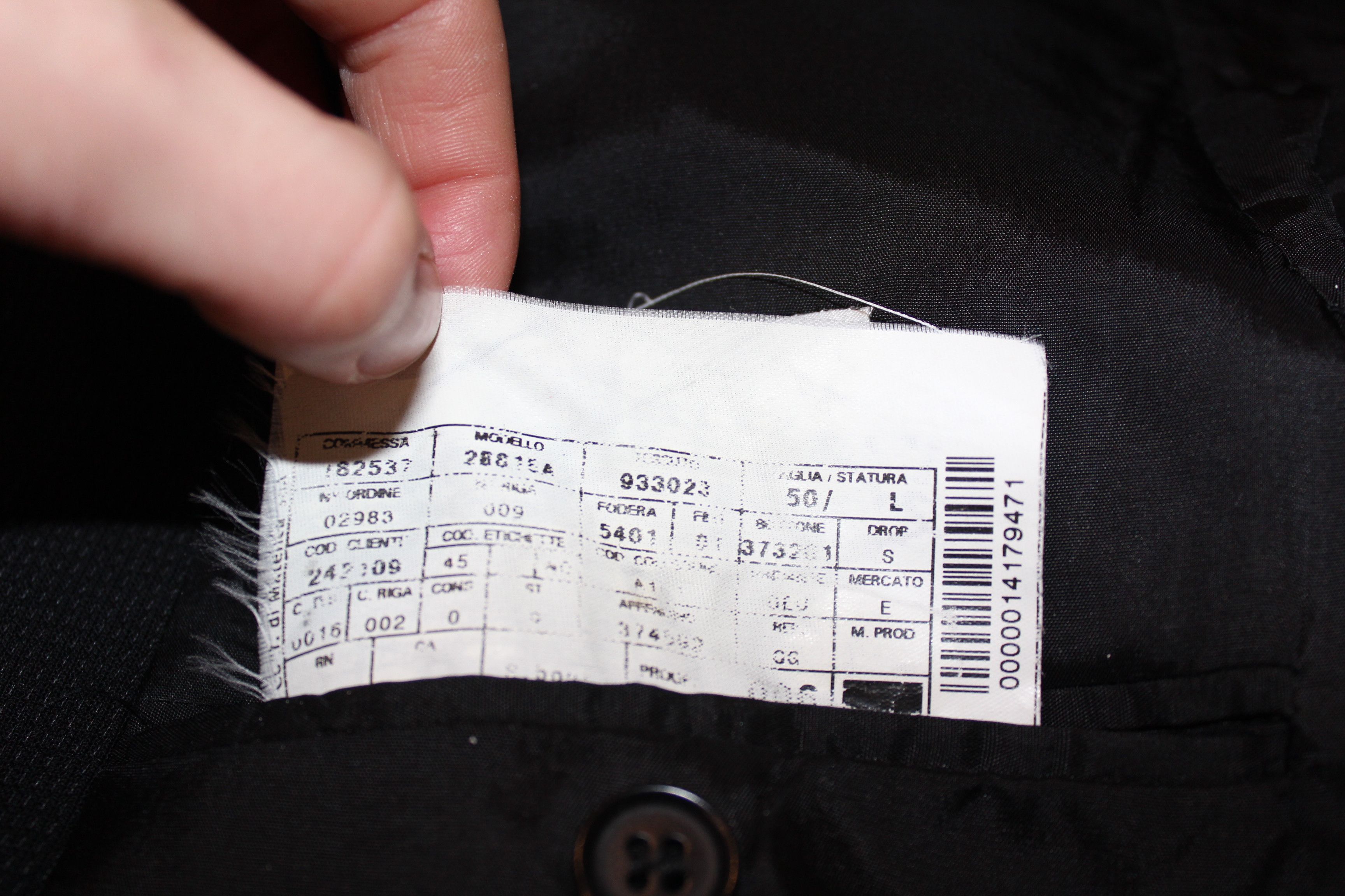 Armani Armani Vintage Black Blazer Jacket Size 50 Size 50R - 7 Thumbnail