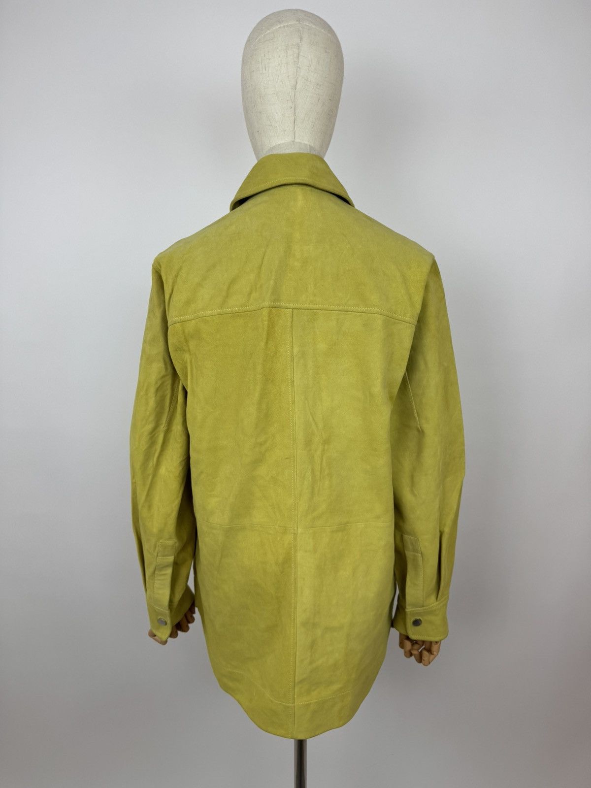 Scotch & Soda Scotch Soda Suede Overshirt Yellow Leather Jacket Womens Size S / US 4 / IT 40 - 5 Thumbnail