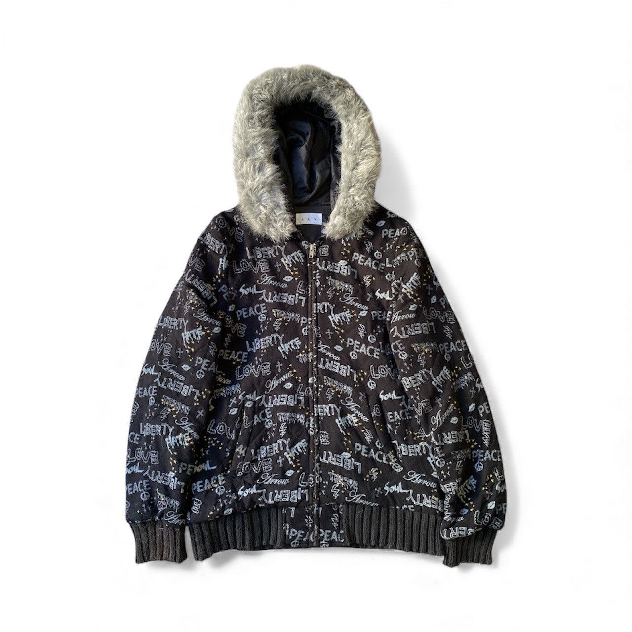 Arrow Arrow ARW Japan Fullprint Design Fur Hoodie Size US M / EU 48-50 / 2 - 1 Thumbnail