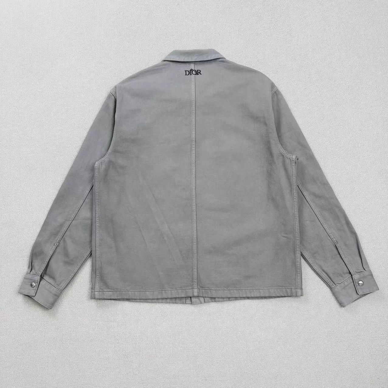 Dior DIOR Embroidered Logo Denim Shirt Jacket 52 Size US L / EU 52-54 / 3 - 2 Thumbnail