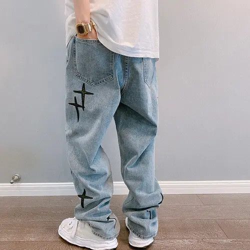 Japanese Brand Lightwash cross patch denim Size US 31 - 3 Thumbnail