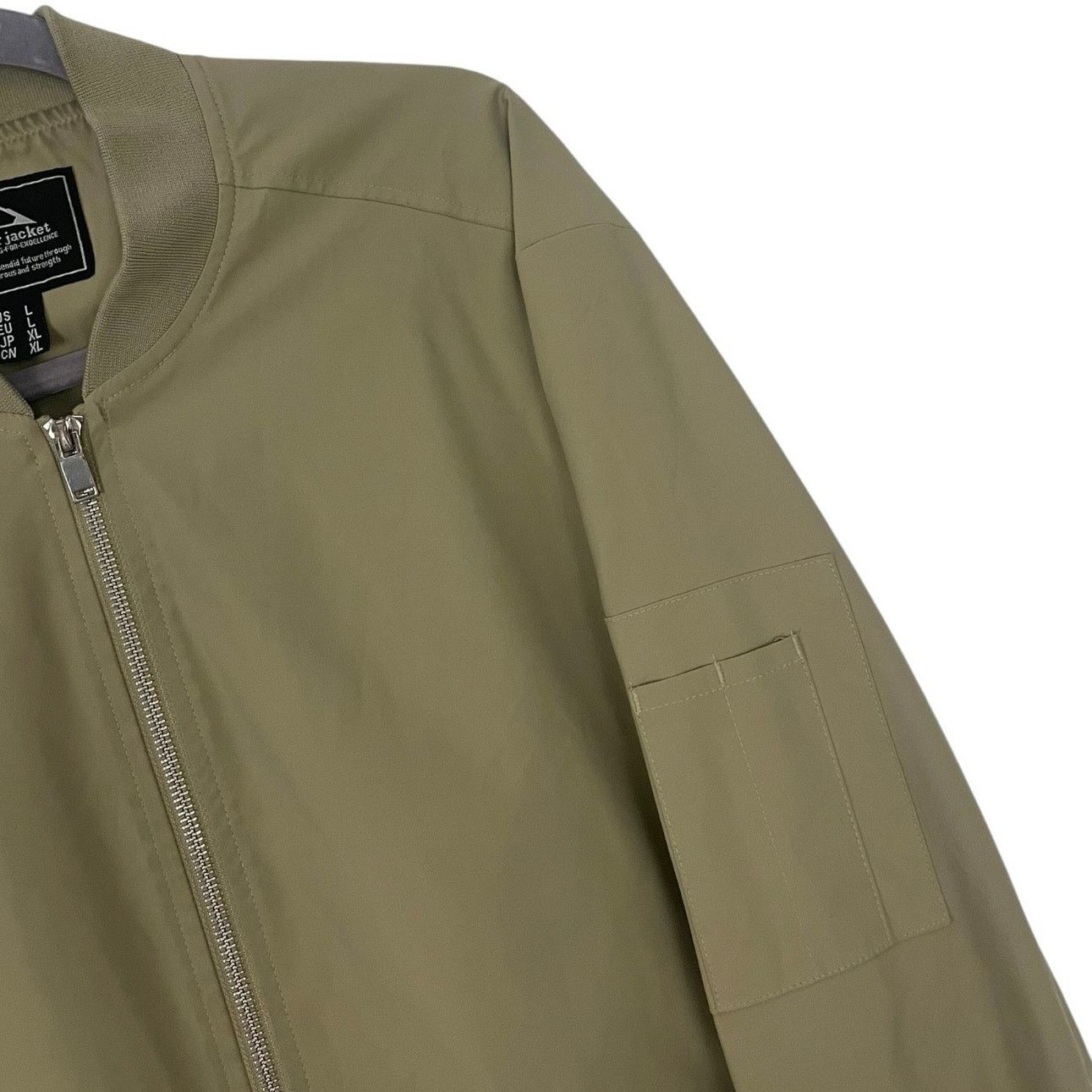 Other Outdoor Jacket Vintage Beige Zip Up Windbreaker Jacket Size L / US 10 / IT 46 - 2 Thumbnail