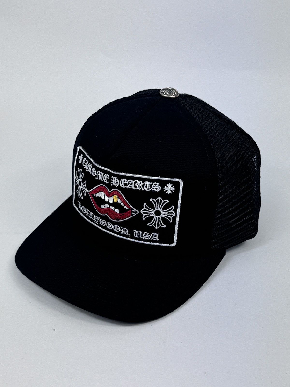 Chrome Hearts LIPS LOGO TRUCKER CAP Size ONE SIZE - 4 Thumbnail
