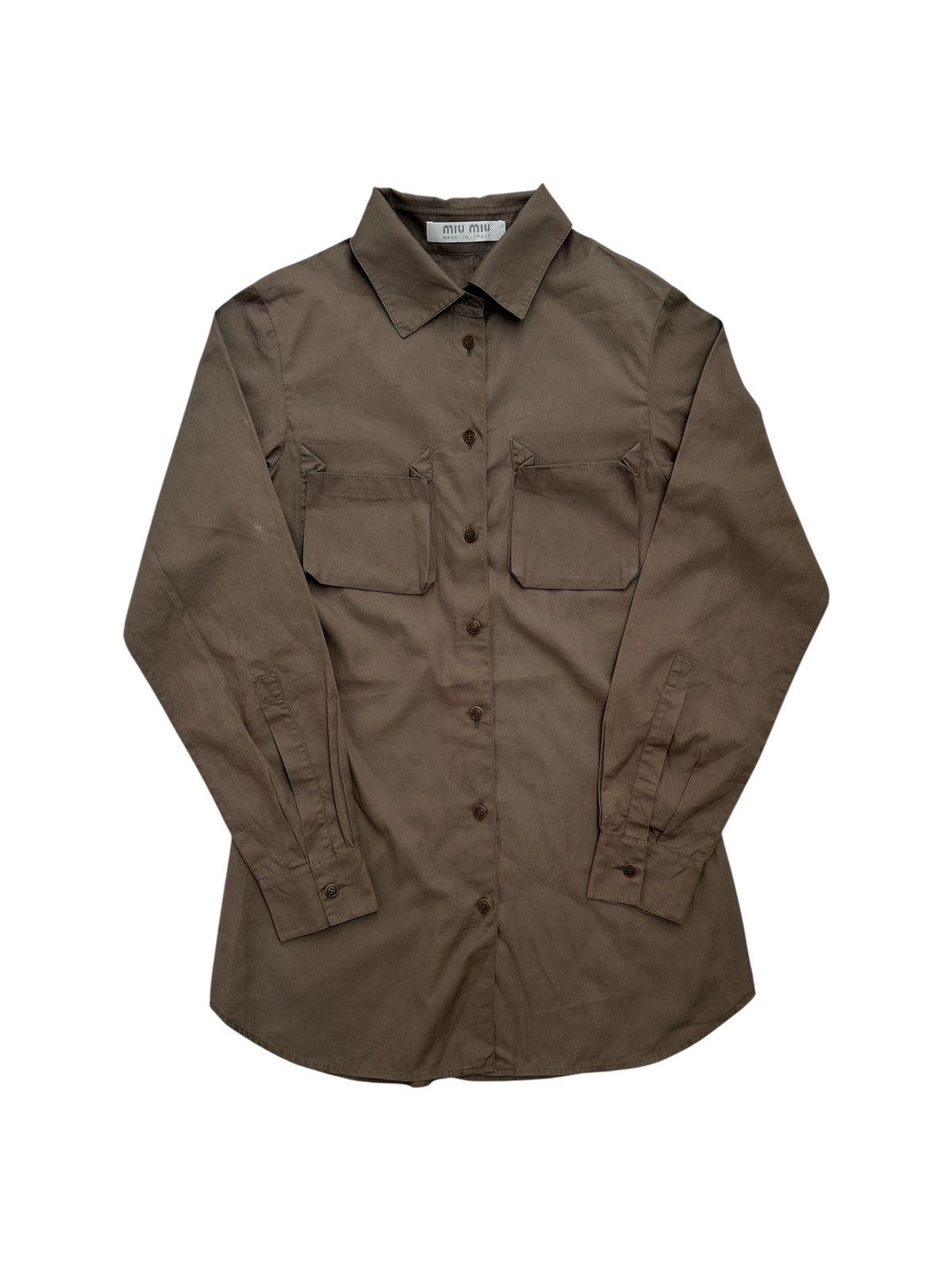 Miu Miu SS01 RUNWAY Button Shirt Size XS / US 0-2 / IT 36-38 - 5 Thumbnail