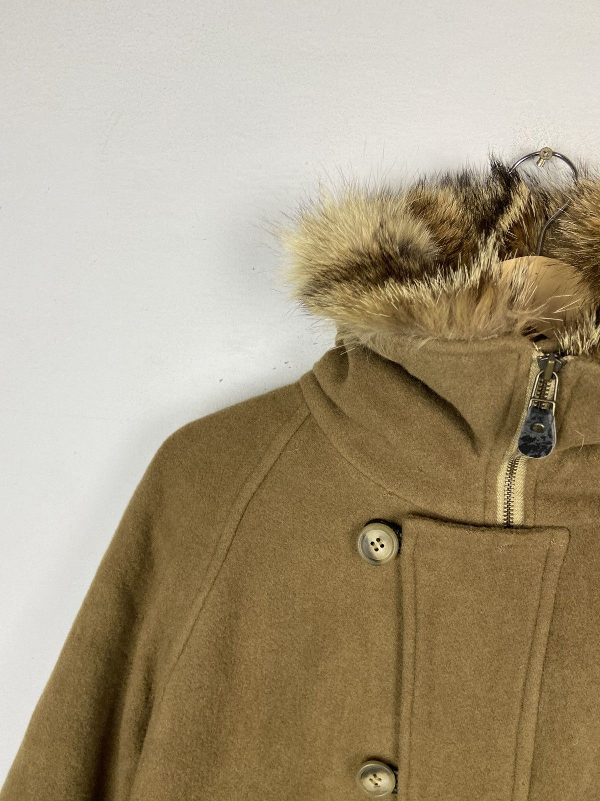 Japanese Brand VINTAGE ALFIE WOOLEN BOMBER MINK FUR Size US L / EU 52-54 / 3 - 4 Thumbnail