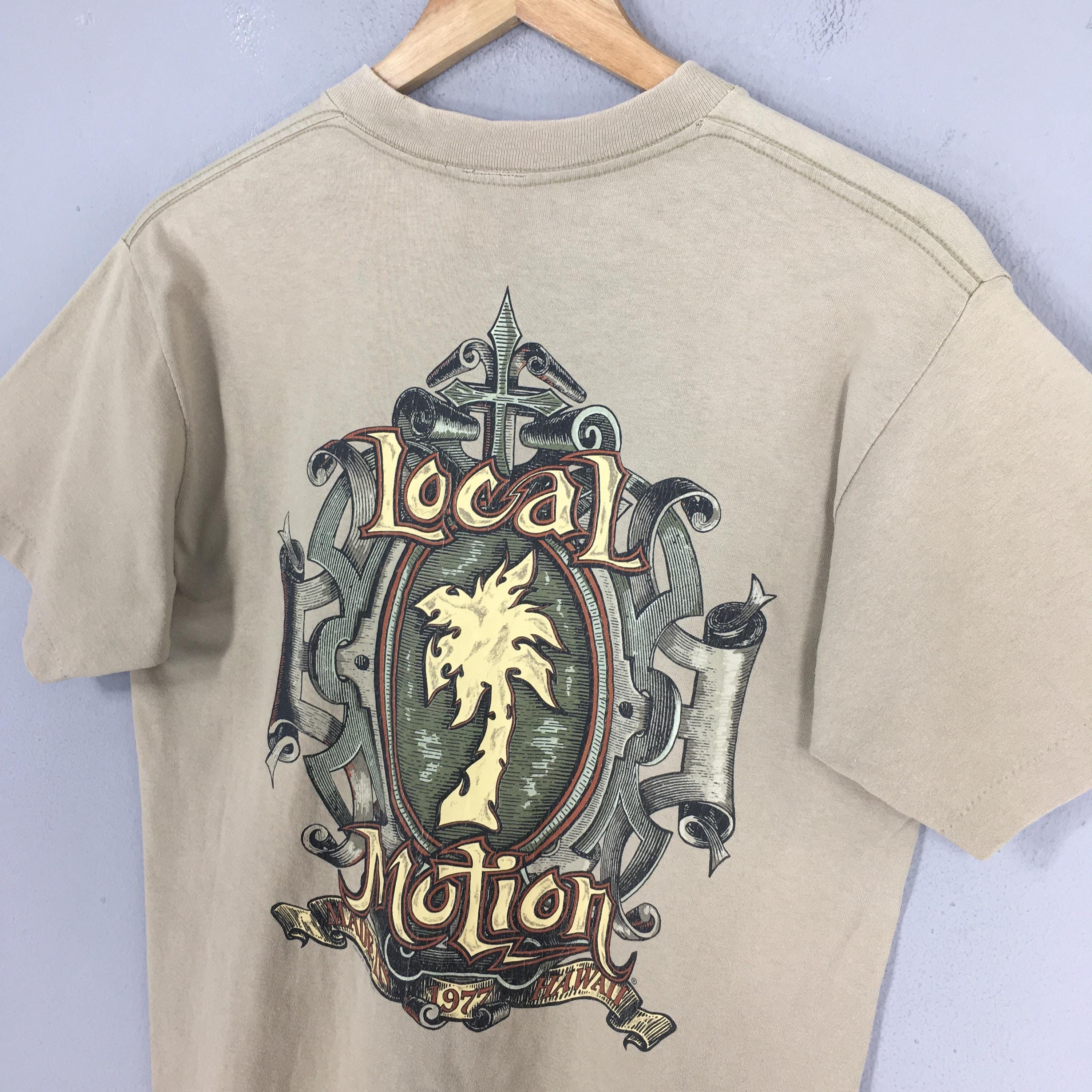 Other Vintage 90s Local Motion Hawaii Surf Brown T shirt Medium Size US M / EU 48-50 / 2 - 3 Thumbnail