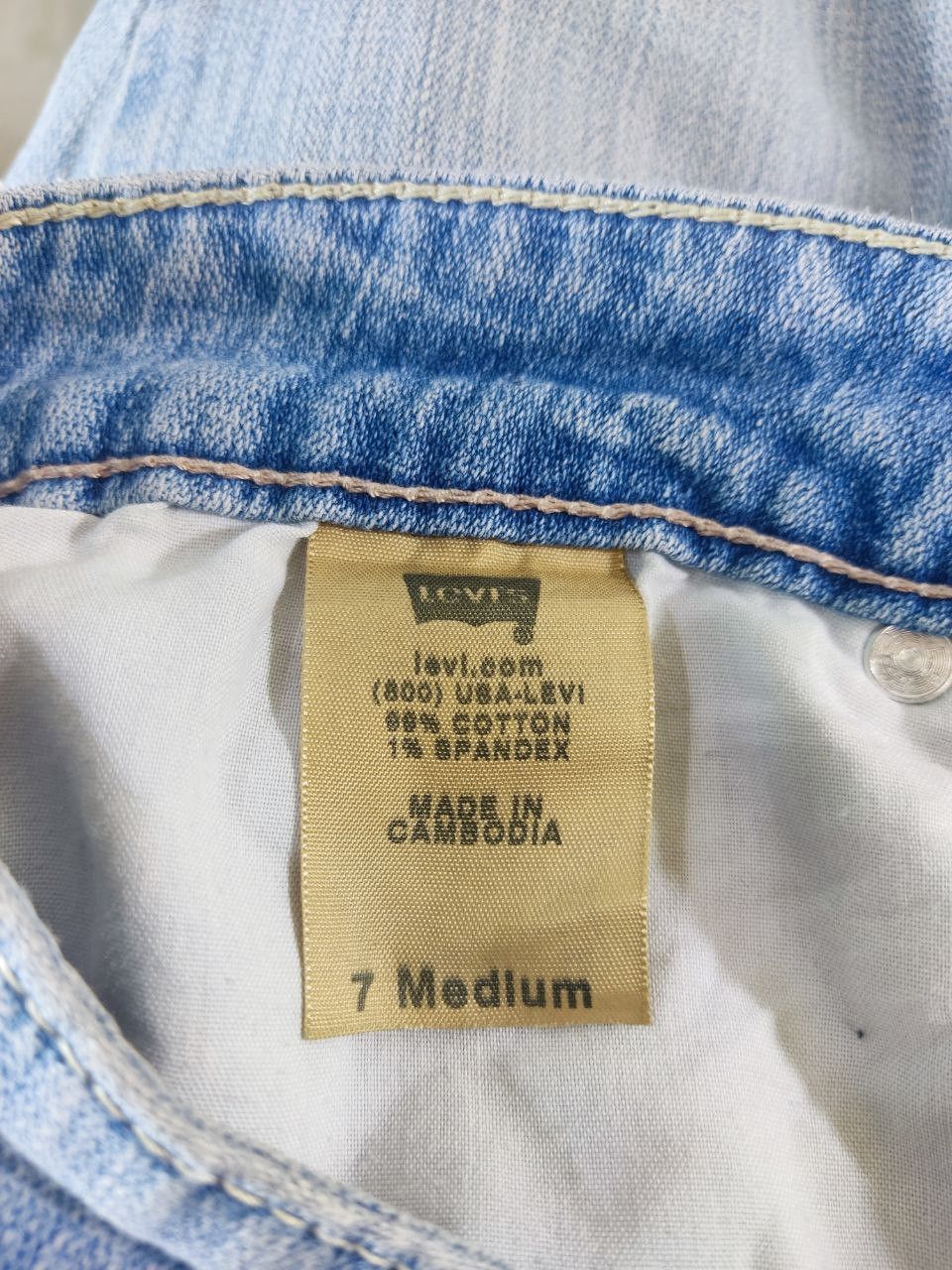 Levi's vintage levis 524 too superlow denim nice design Size 32" / US 10 / IT 46 - 4 Thumbnail
