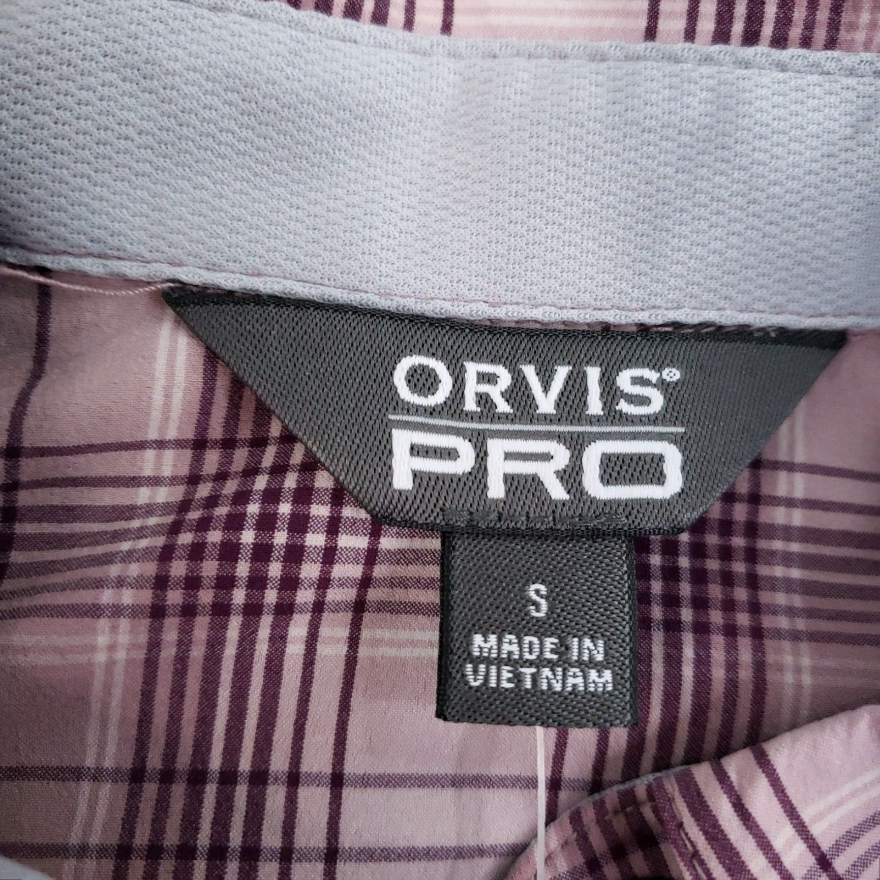 Orvis Orvis Pro Shirt Womens Small Purple Plaid Stretch Long-Sleeved Lightweight Button-Up Size S / US 4 / IT 40 - 5 Thumbnail