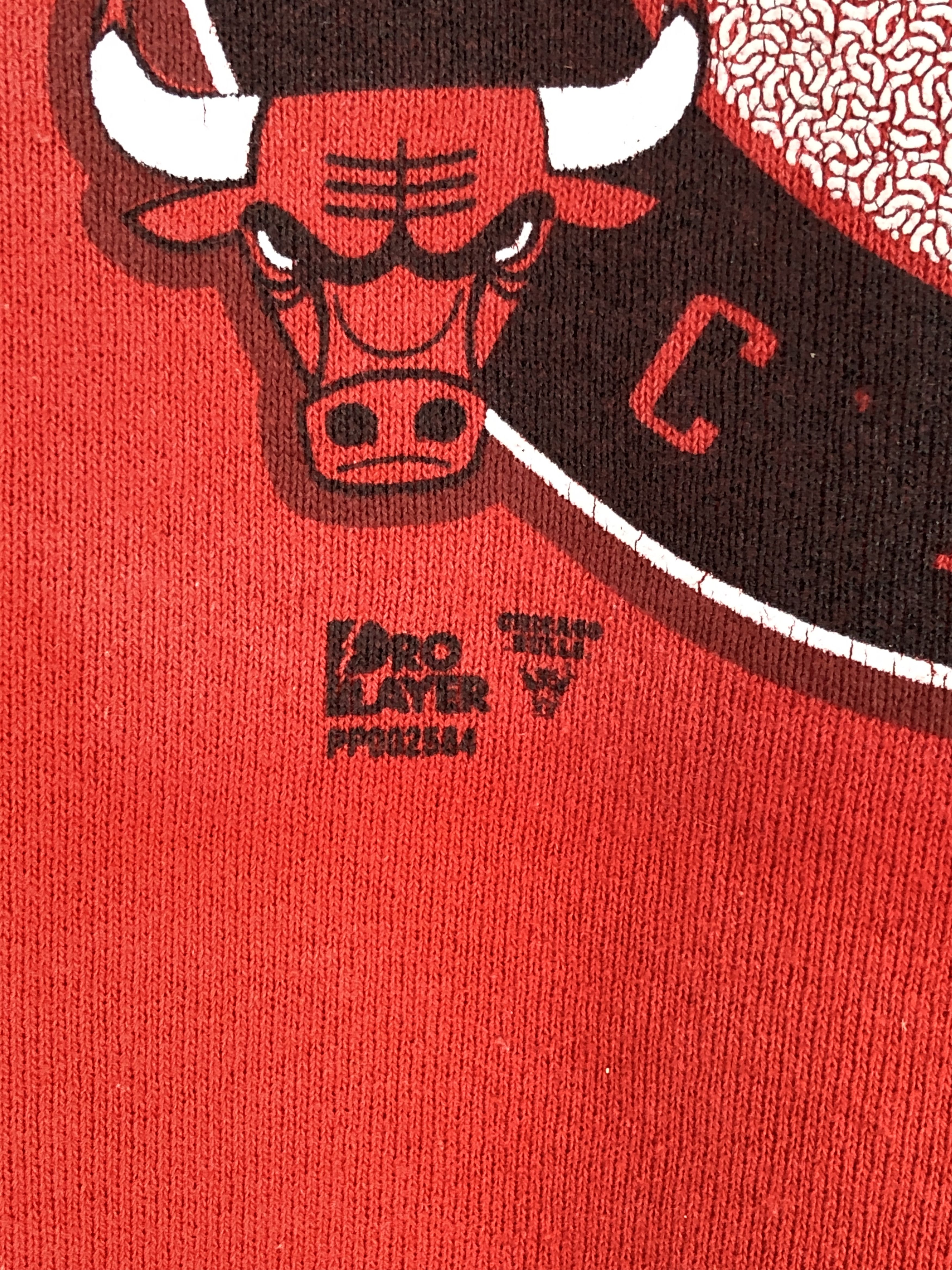 NBA × Vintage Vintage 90s NBA Chicago Bulls Crewneck Sweatshirt J1717 Size US L / EU 52-54 / 3 - 8 Thumbnail