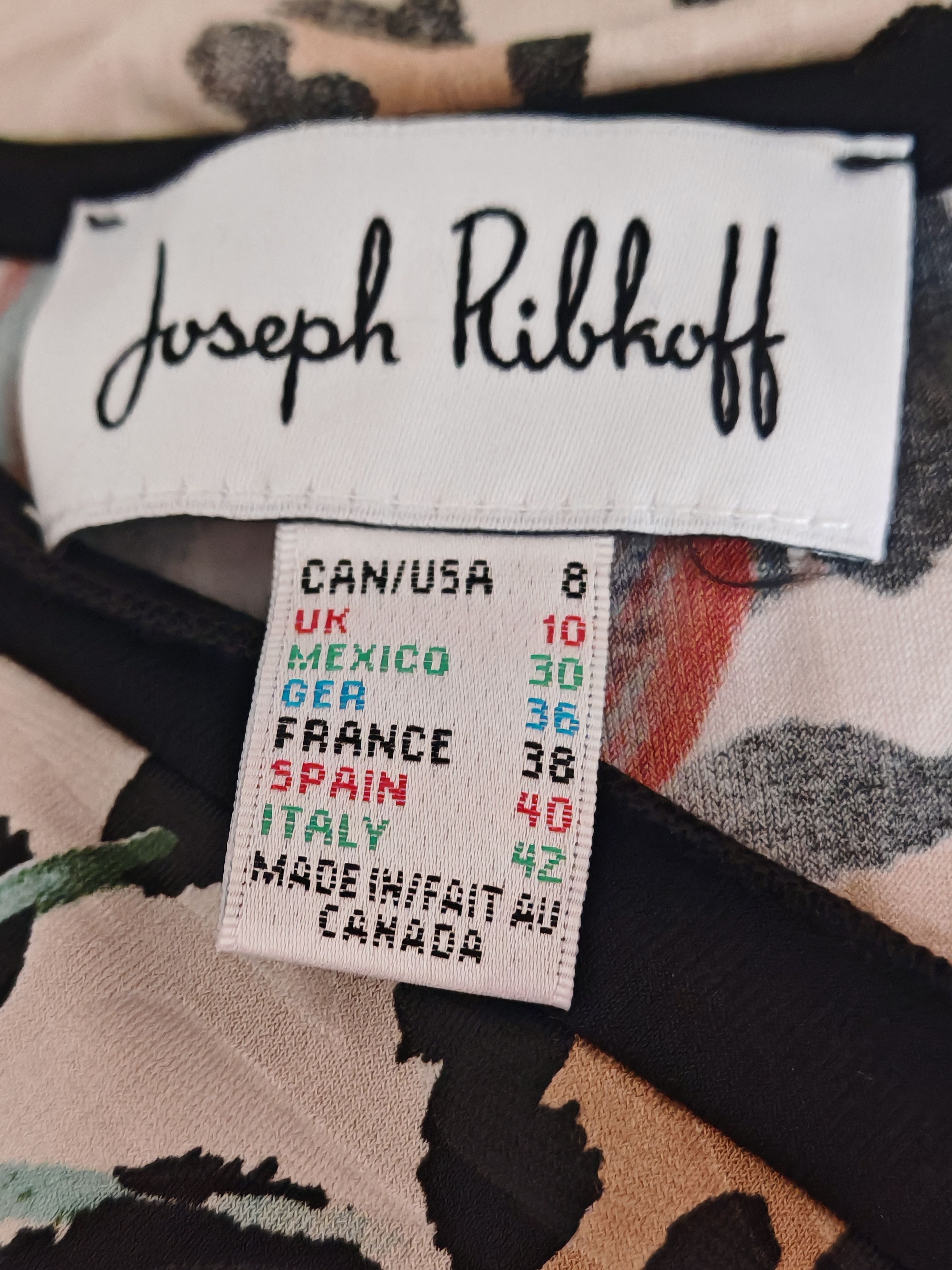 Designer × Joseph Ribkoff × Vintage Vintage Joseph Ribkoff Y2K 00s Pattern Maxi Dress Slinky Size M / US 6-8 / IT 42-44 - 6 Thumbnail