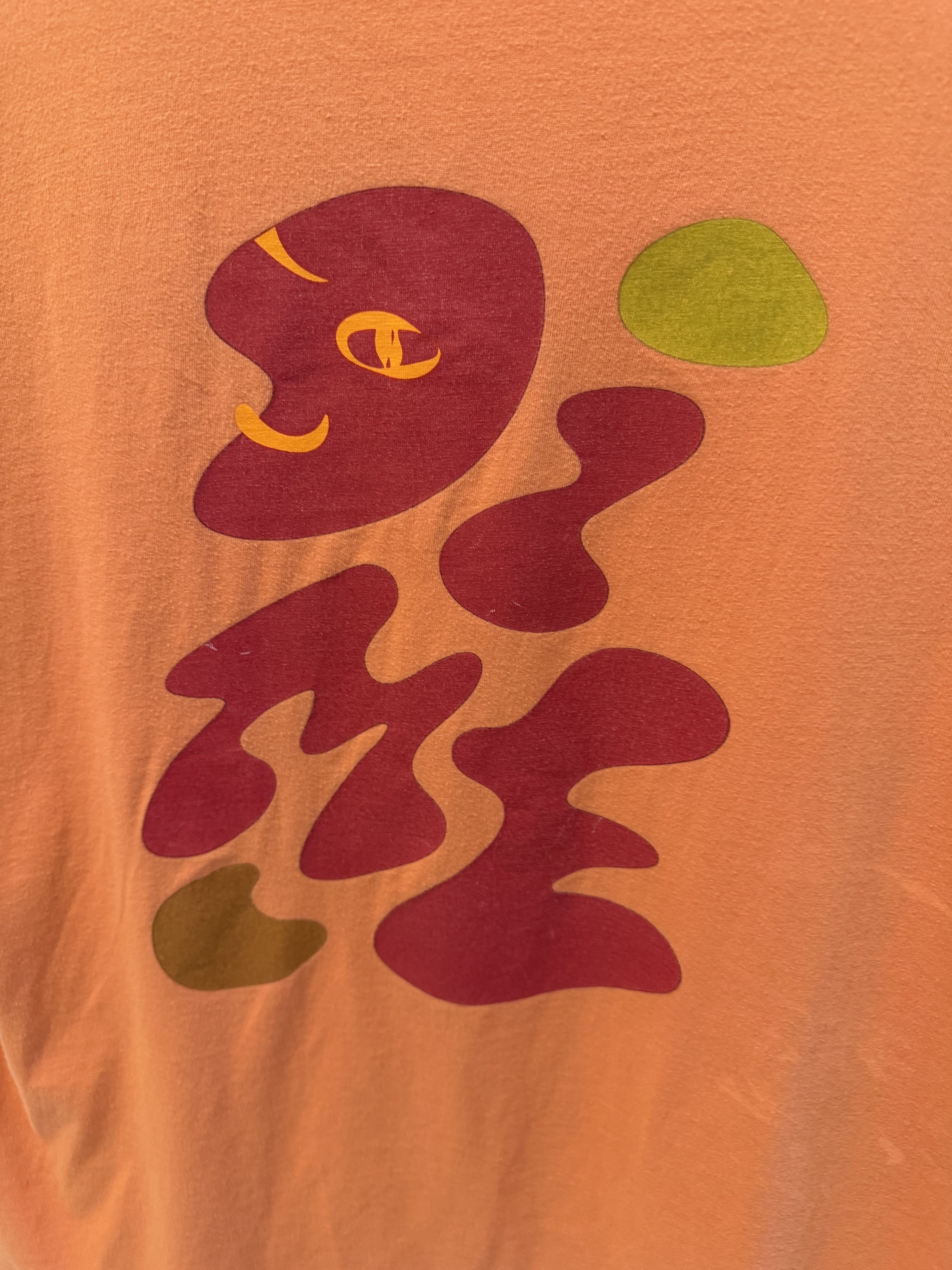 Dime Dime Graphic Tee | Orange | Made in Canada Size US M / EU 48-50 / 2 - 2 Thumbnail
