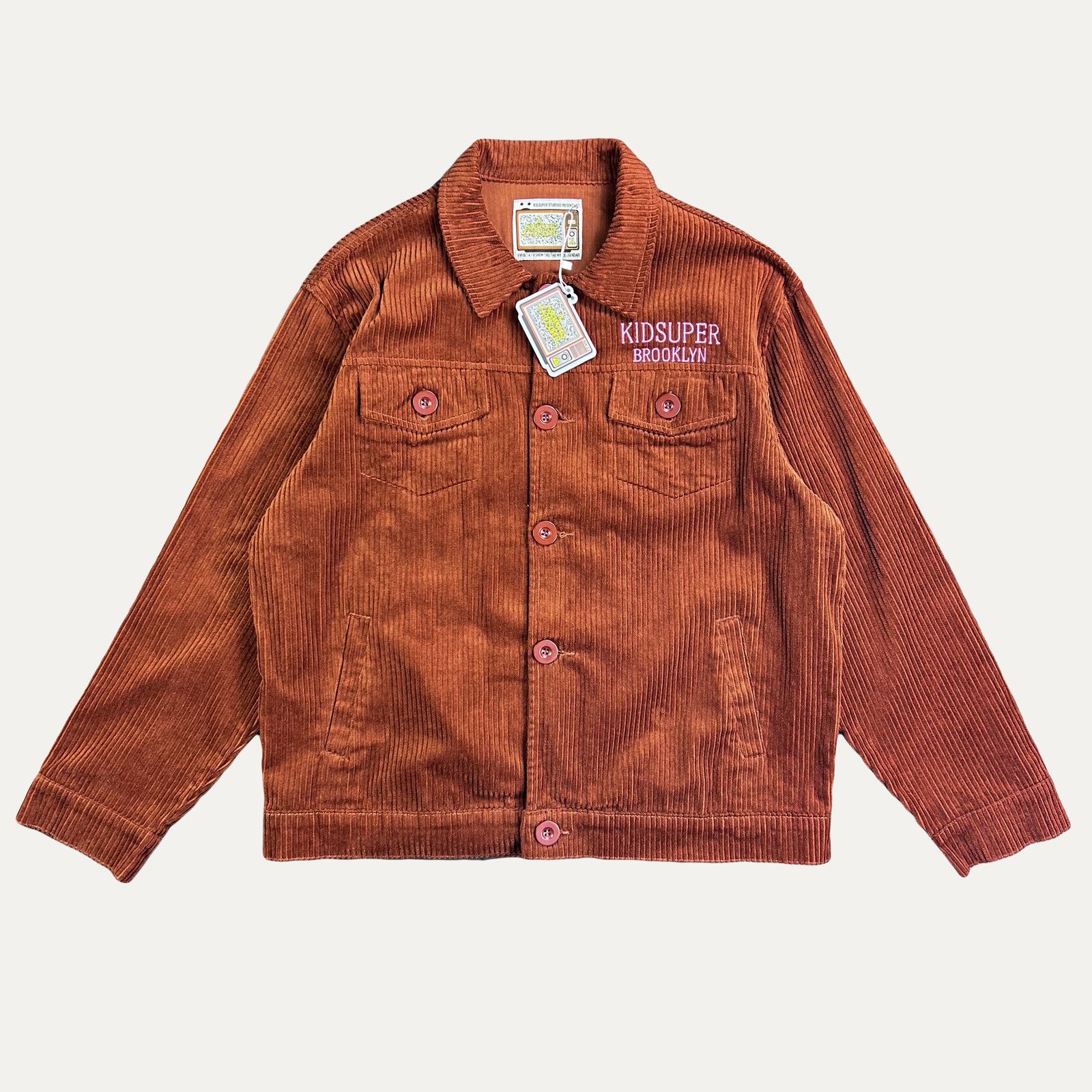 KidSuper Corduroy Button Up Jacket