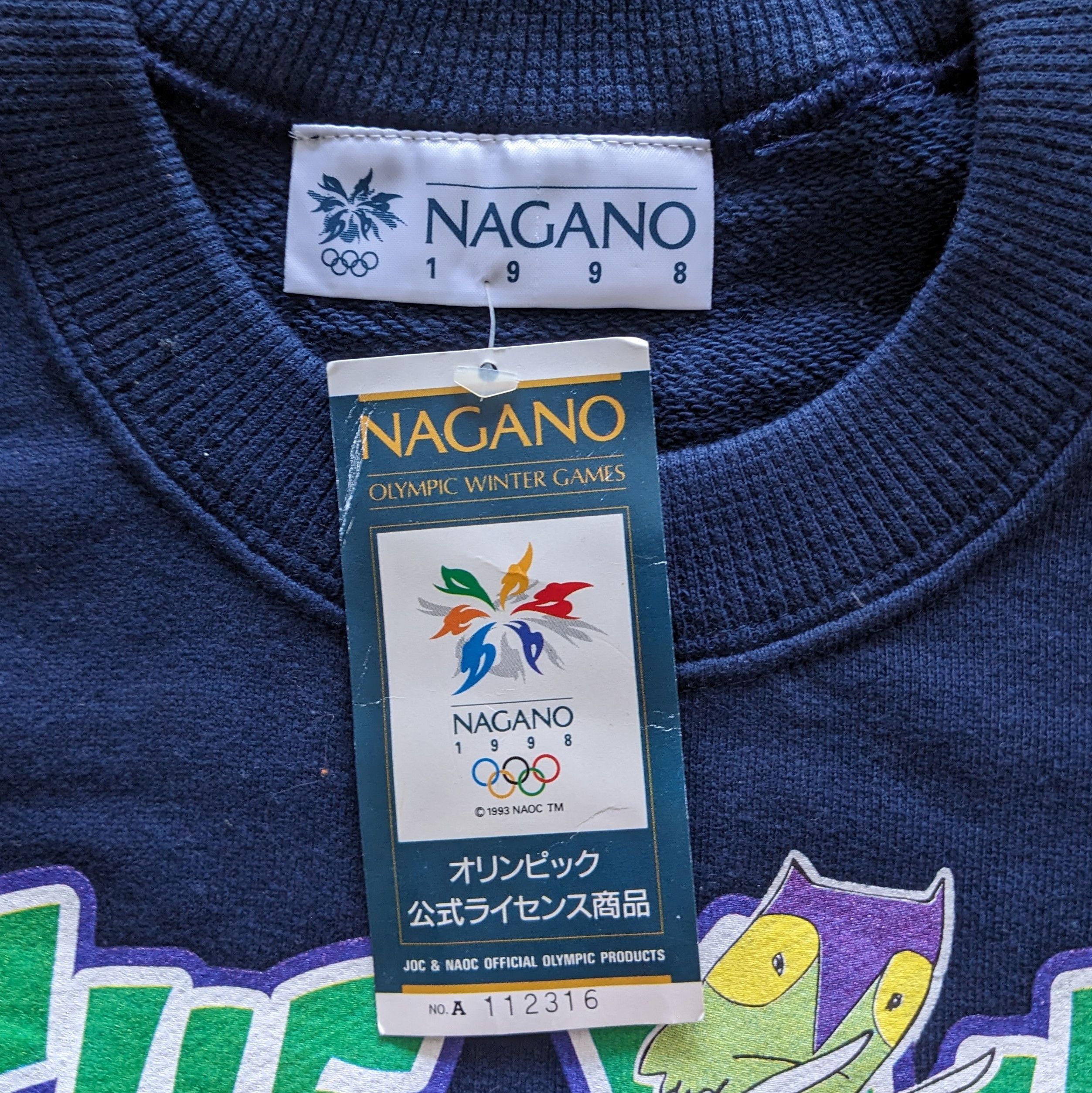 Vintage Vintage NAGANO Winter Olympics Sweatshirt Size US M / EU 48-50 / 2 - 6 Thumbnail