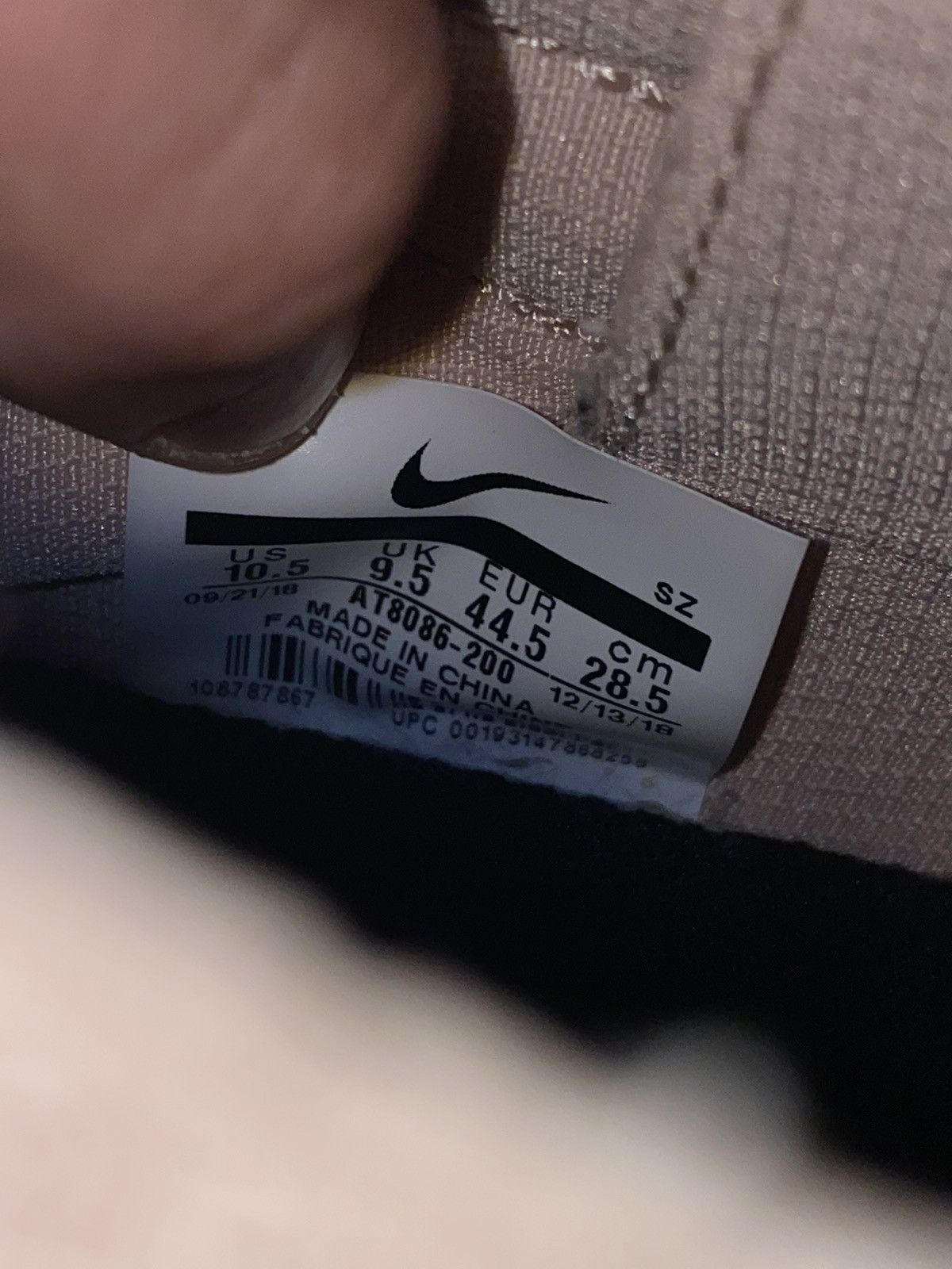 Fear of God × Nike Nike Fear of God MOC pink sneakers Size US 10.5 / EU 43-44 - 5 Thumbnail