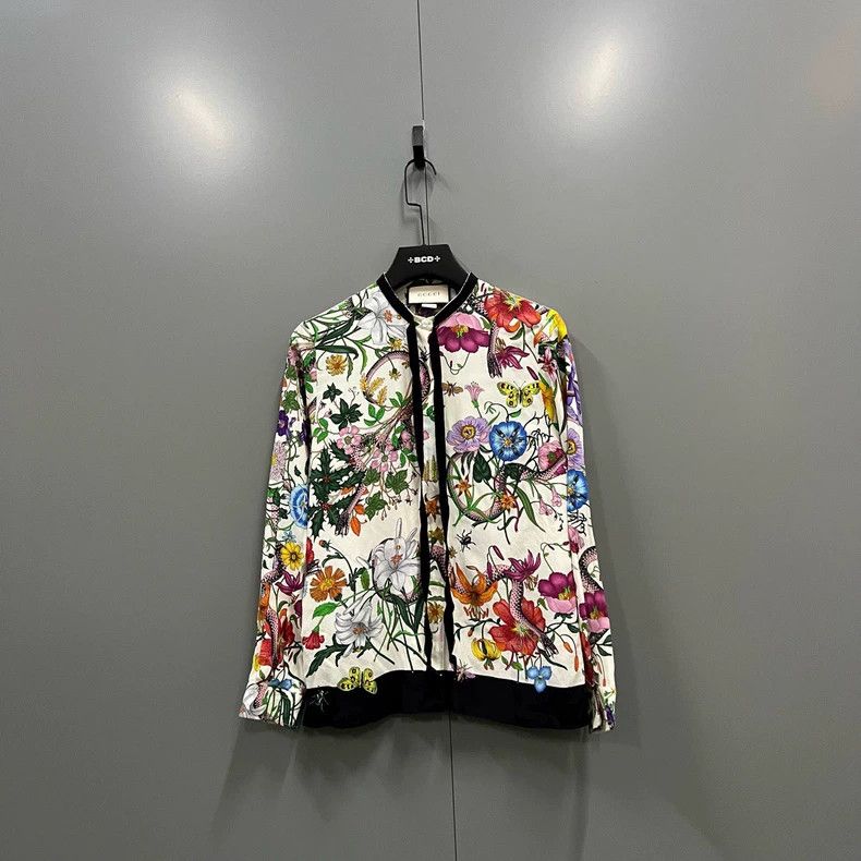 Gucci Gucci Floral viper full-print shirt 2502-Nextarrow Size US S / EU 44-46 / 1 - 1 Thumbnail