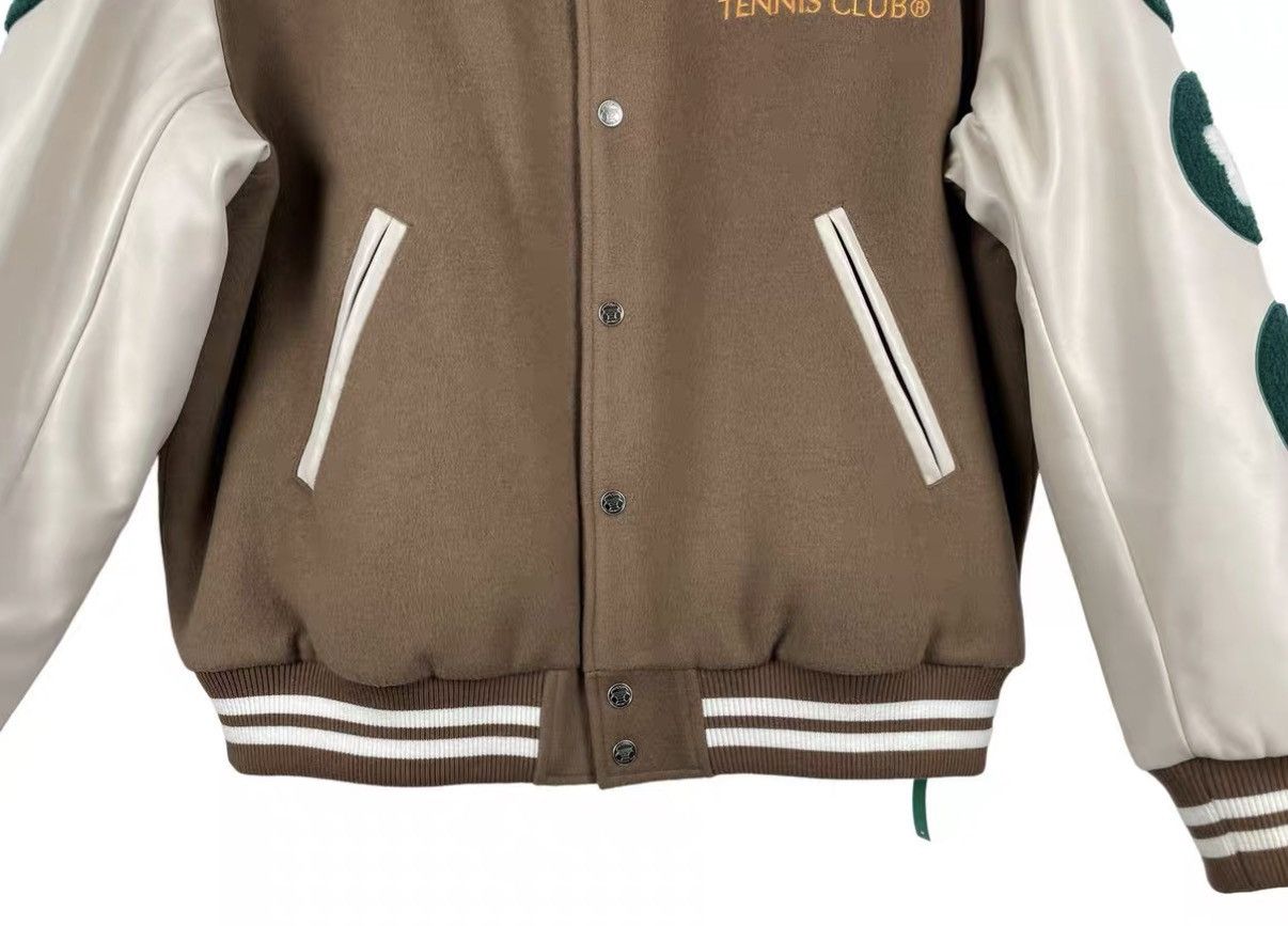 Vandy The Pink Vandy The Pink Leather Sleeve Varsity Jacket J31 Size US XL / EU 56 / 4 - 4 Thumbnail