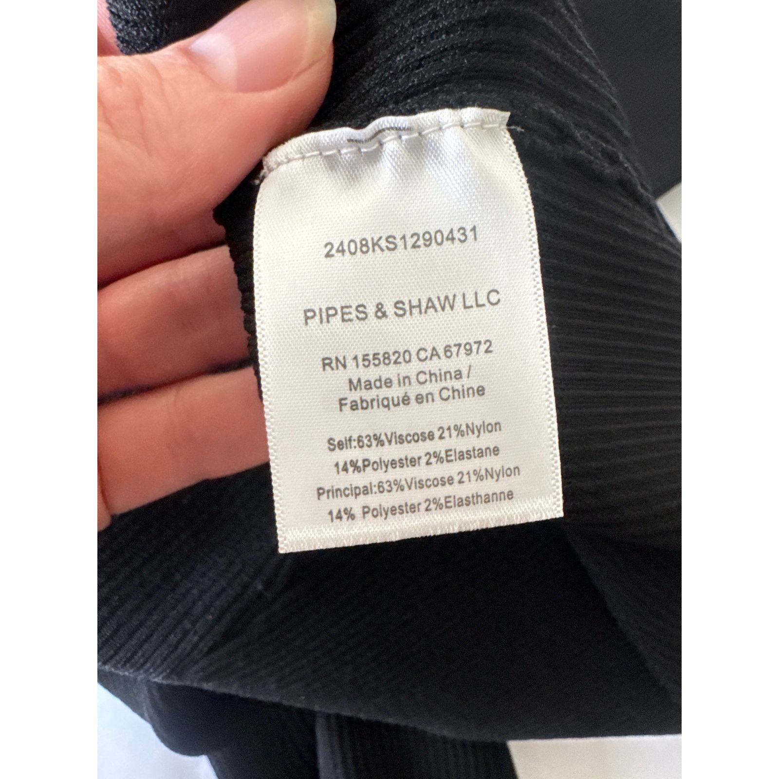 Veronica Beard VERONICA BEARD Emily Polo Collared Shirt Black Stretch Knit Size M / US 6-8 / IT 42-44 - 9 Thumbnail