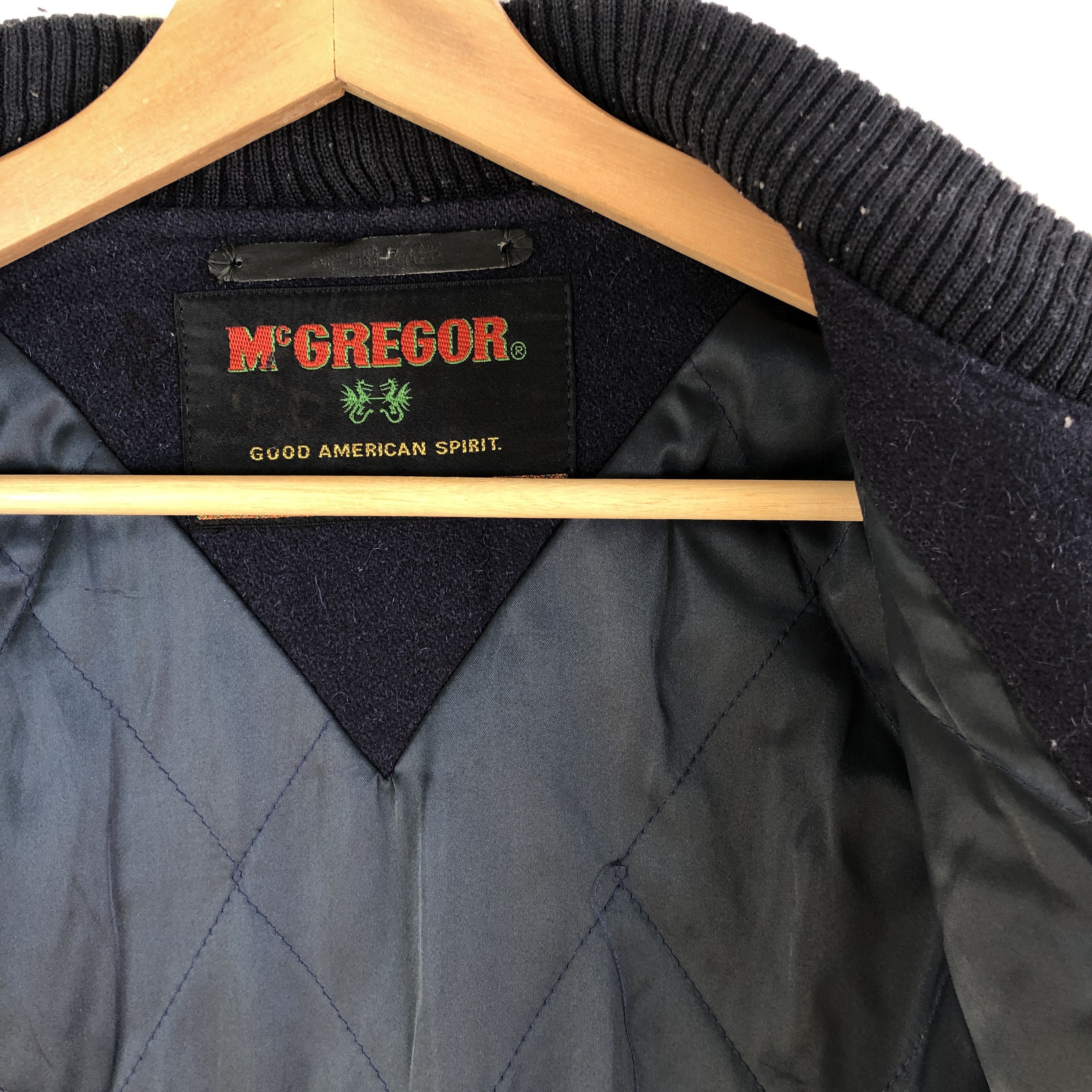 McGregor Vintage McGregor Varsity Jacket McGregor Leather Wool Jacket Size US M / EU 48-50 / 2 - 7 Thumbnail