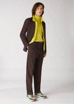 o1loc1c1023 Pant in Brown