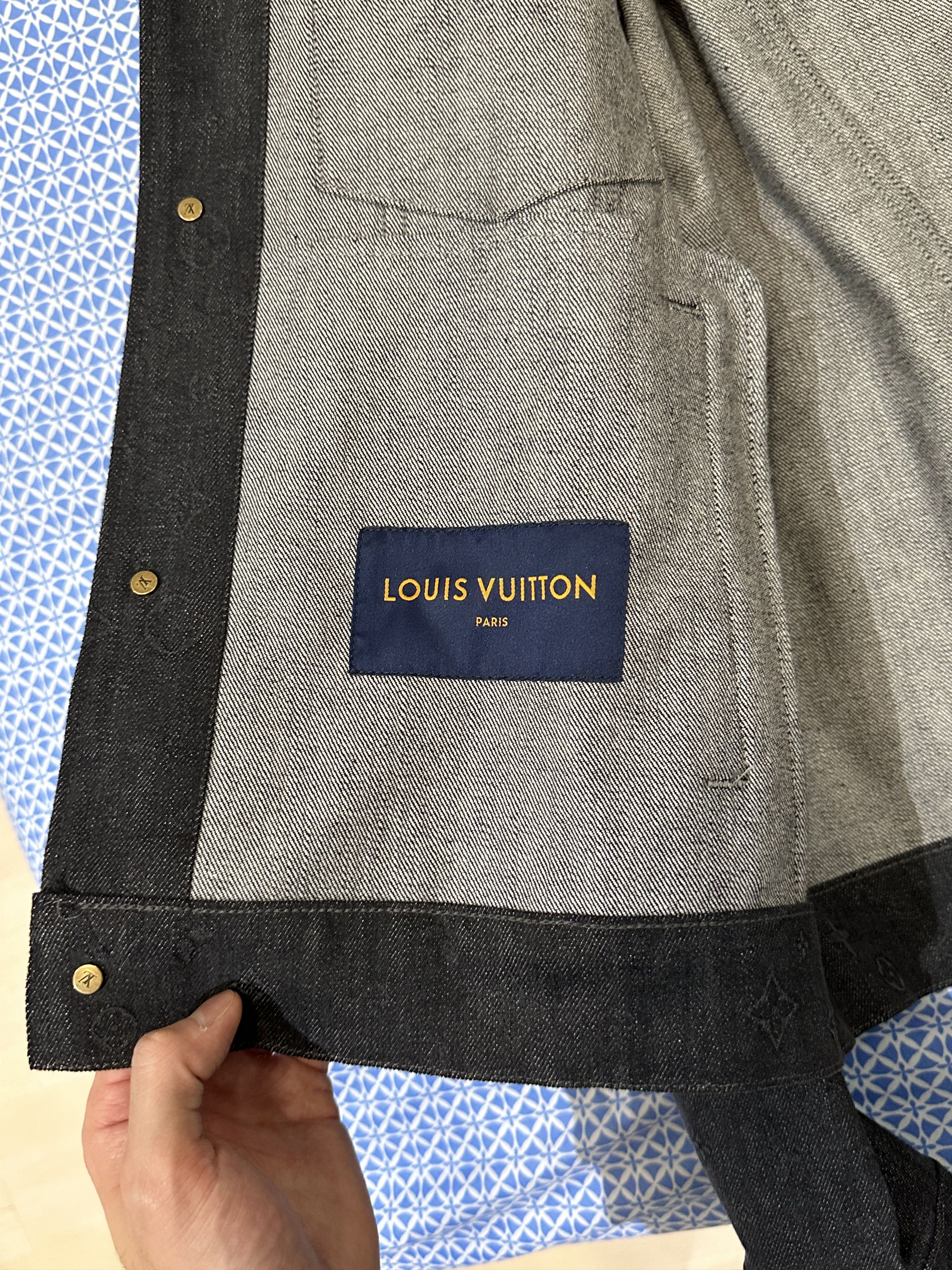 Louis Vuitton LV Monogram DNA Denim Jacket Size US L / EU 52-54 / 3 - 10 Thumbnail