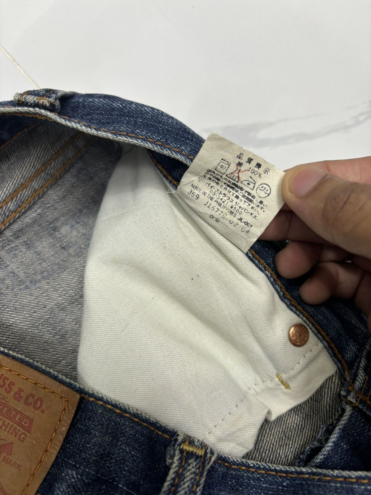 JNCO VINTAGE LEVIS 504 BAGGY DISTRESS DENIM BAGGY JEANS Size US 31 - 11 Thumbnail