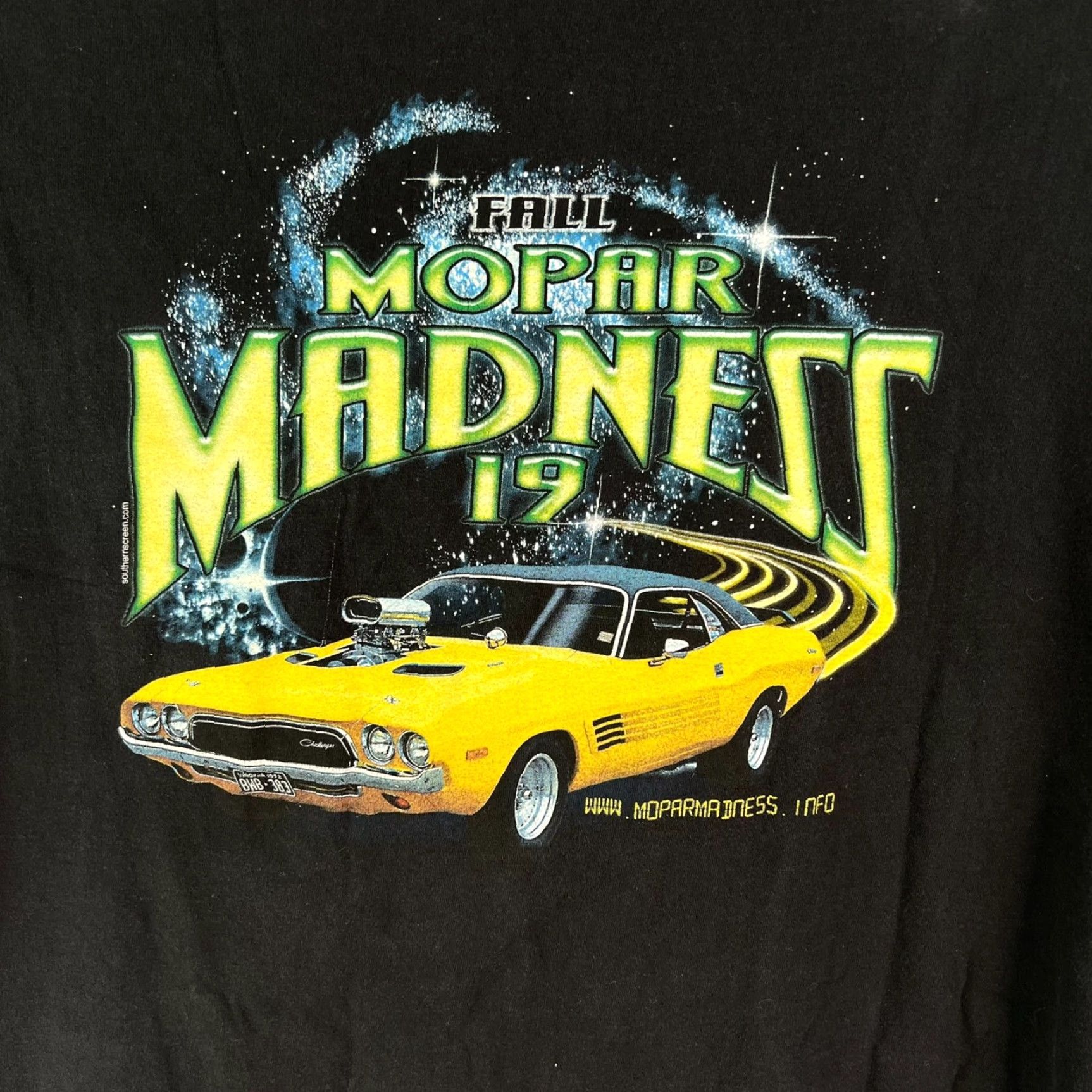 Hanes Mopar Madness 2019 Graphic Hanes Beefy-T T-Shirt Black 3XL Mens Car Logo Crew Neck Short Sleeve Vintage? No 0? Size US XXL / EU 58 / 5 - 6 Thumbnail