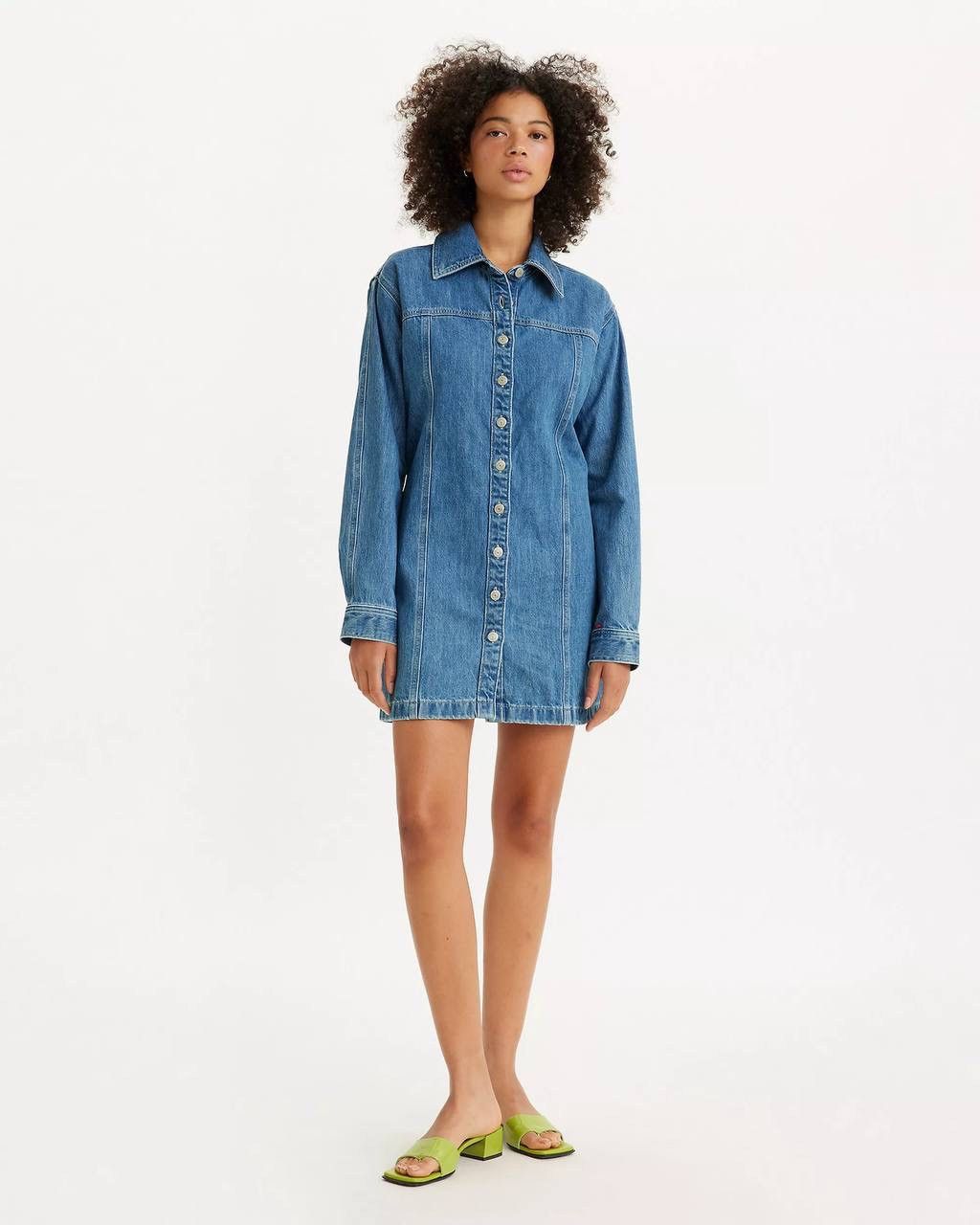 Levi's Levi's Women's Shay Blue Denim Dress, Size S Size S / US 4 / IT 40 - 22 Thumbnail