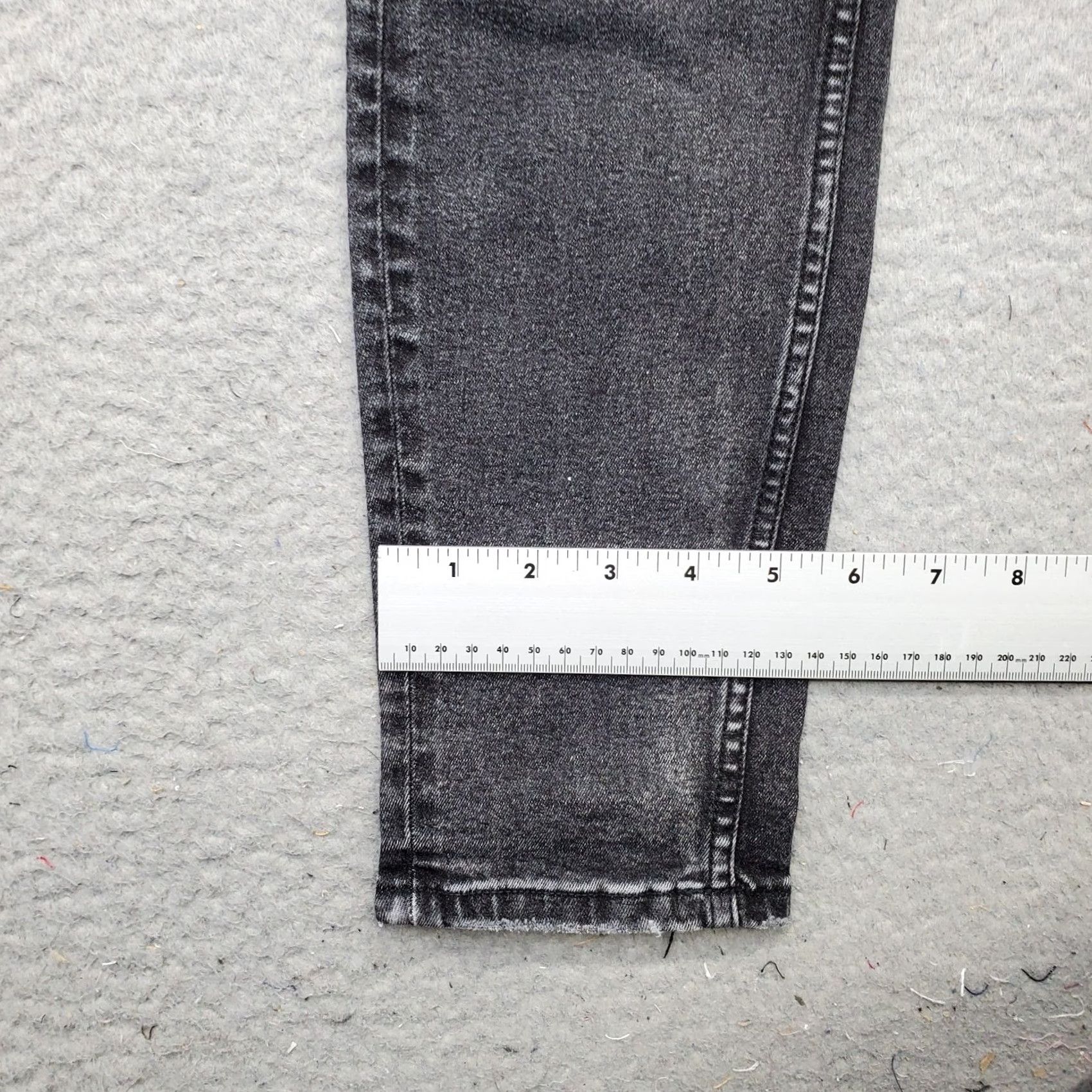 Allsaints AllSaints Jeans Womens 30 Black Denim 5-Pocket Dark Wash Comfort Skinny Leg Size 30" / US 8 / IT 44 - 5 Thumbnail