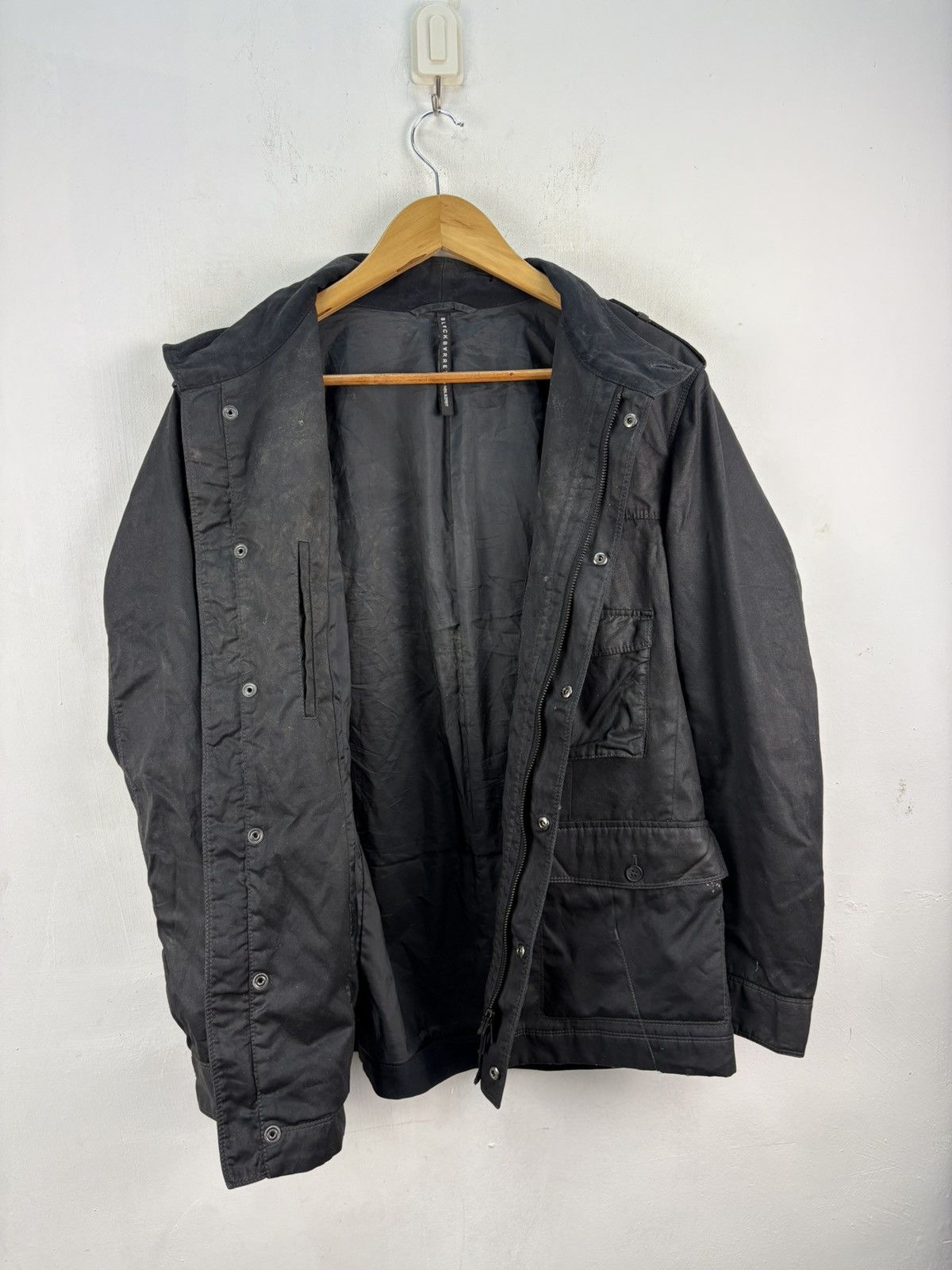 Neil Barrett Neil Barrett M-65 Cargo Jacket Waxed Size US M / EU 48-50 / 2 - 4 Thumbnail